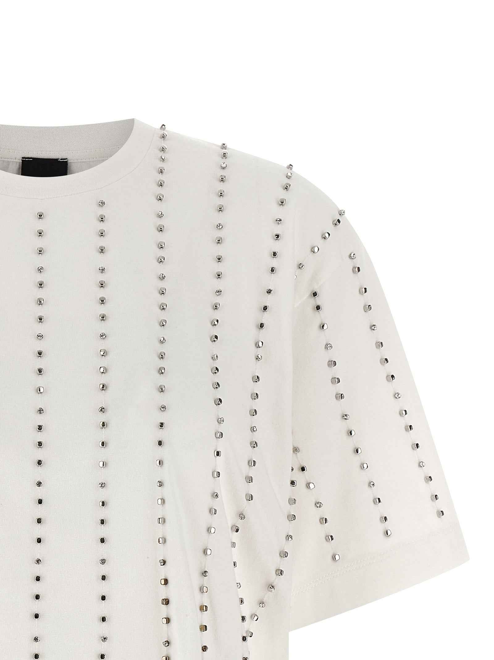 PINKO White Cotton T-Shirt