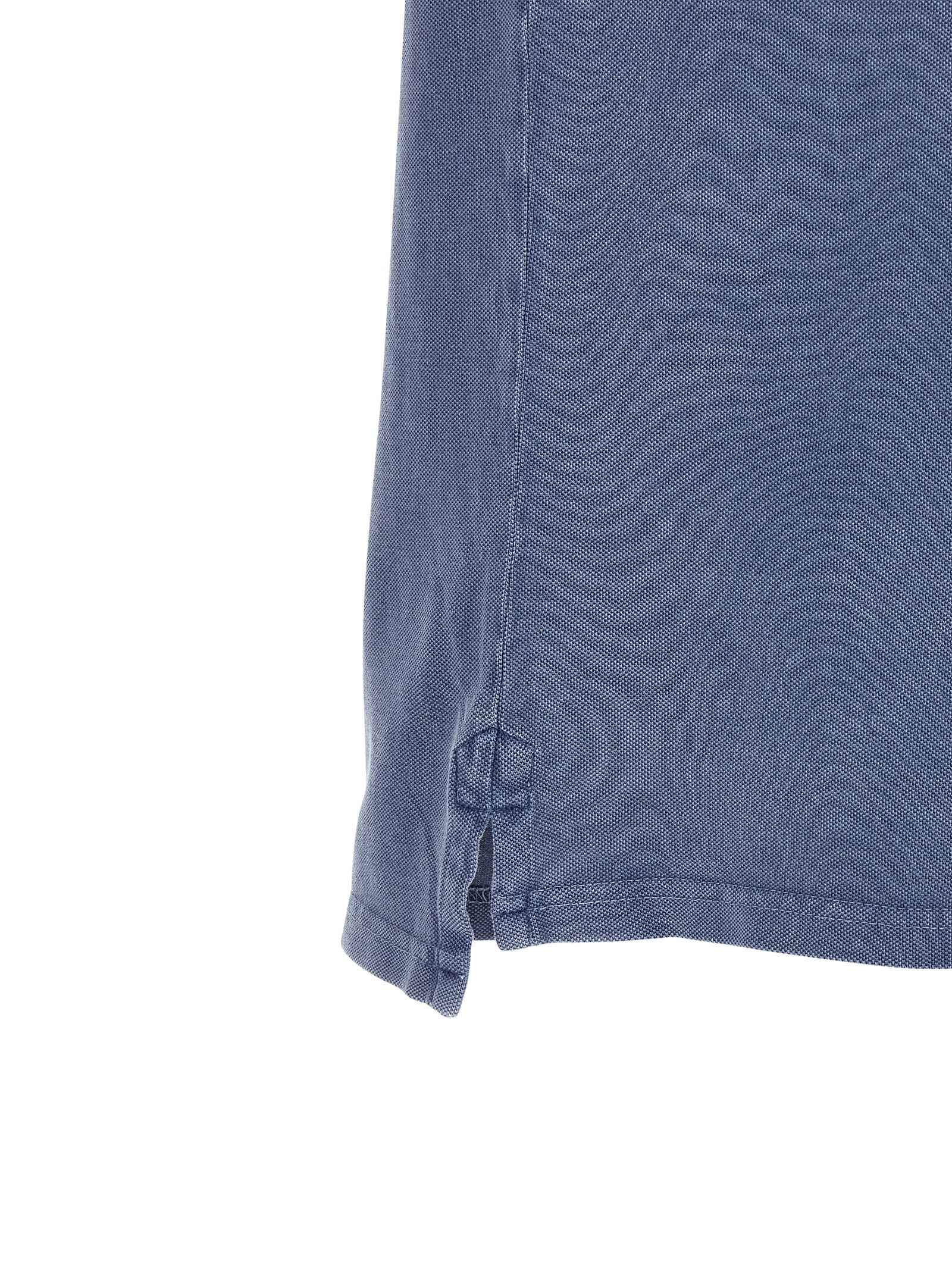 Isabel Marant Blue Cotton Polo Shirt