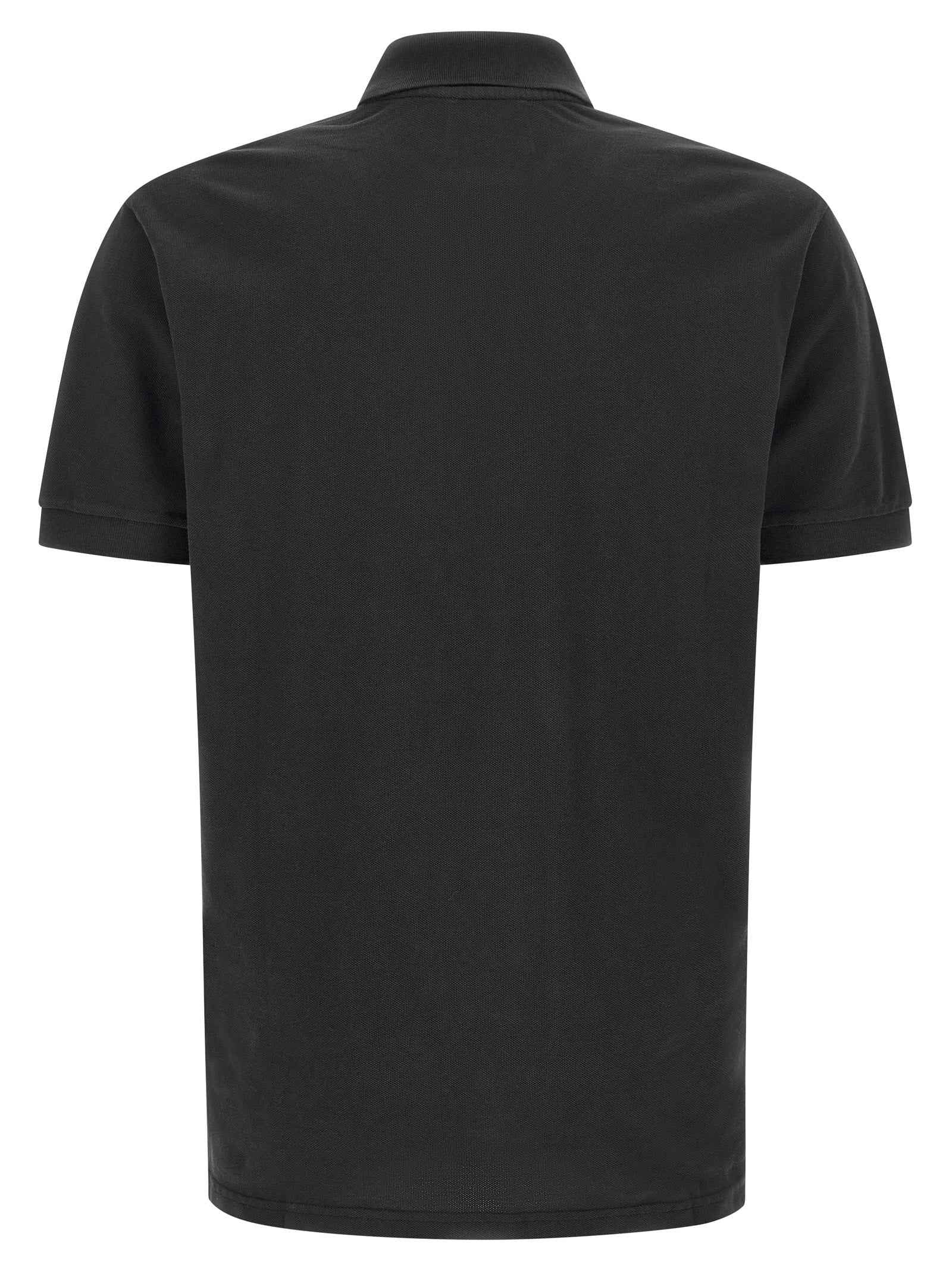 Isabel Marant Black Cotton Polo Shirt