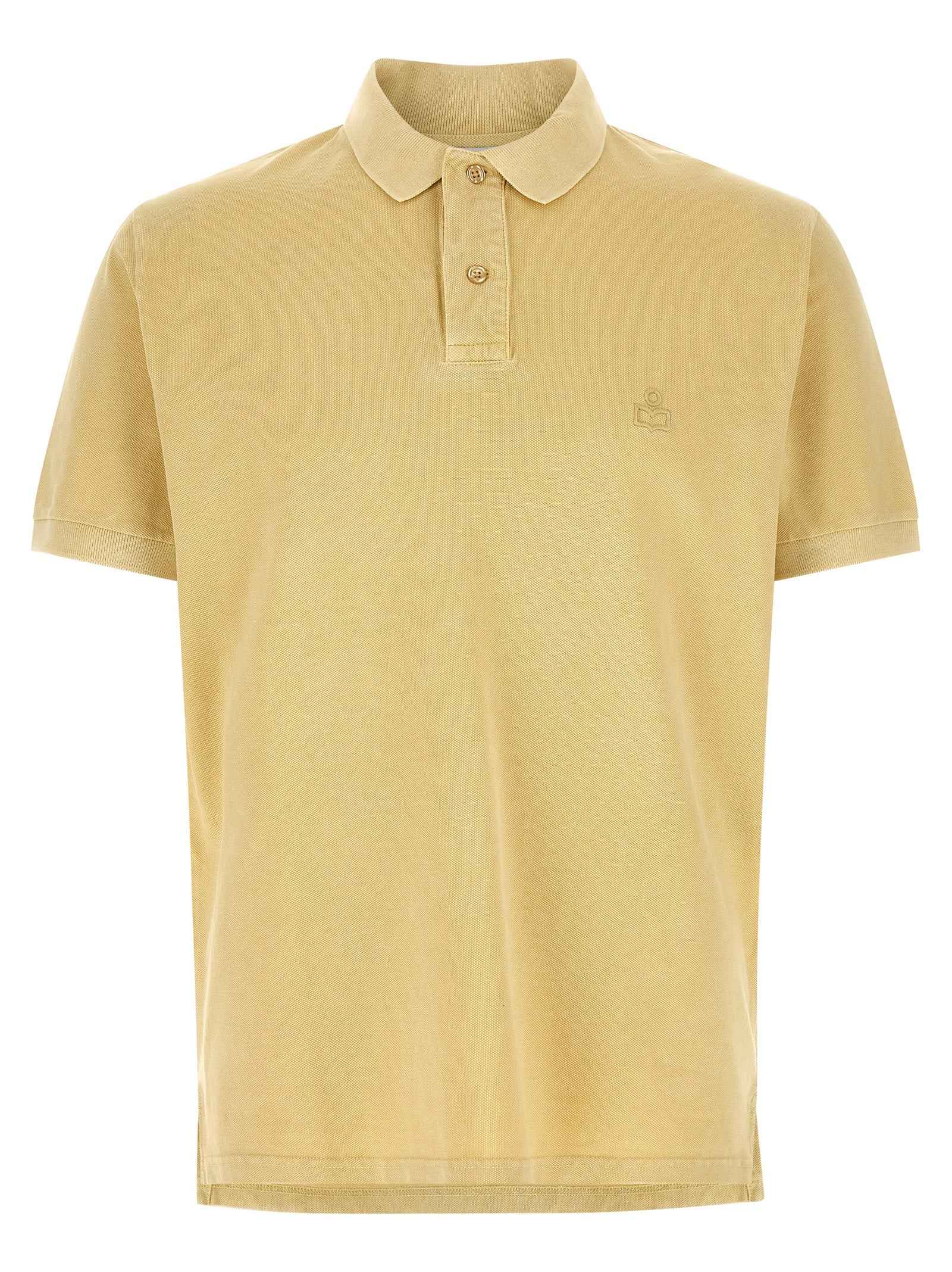 Isabel Marant Bicolor Cotton Polo Shirt