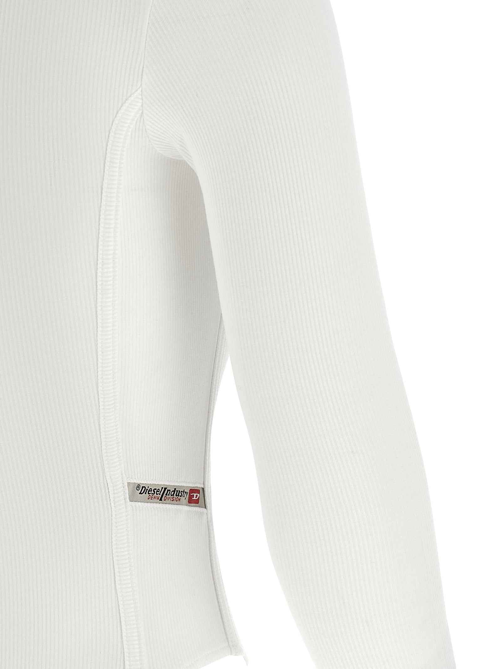 Diesel White Viscose Bodysuit