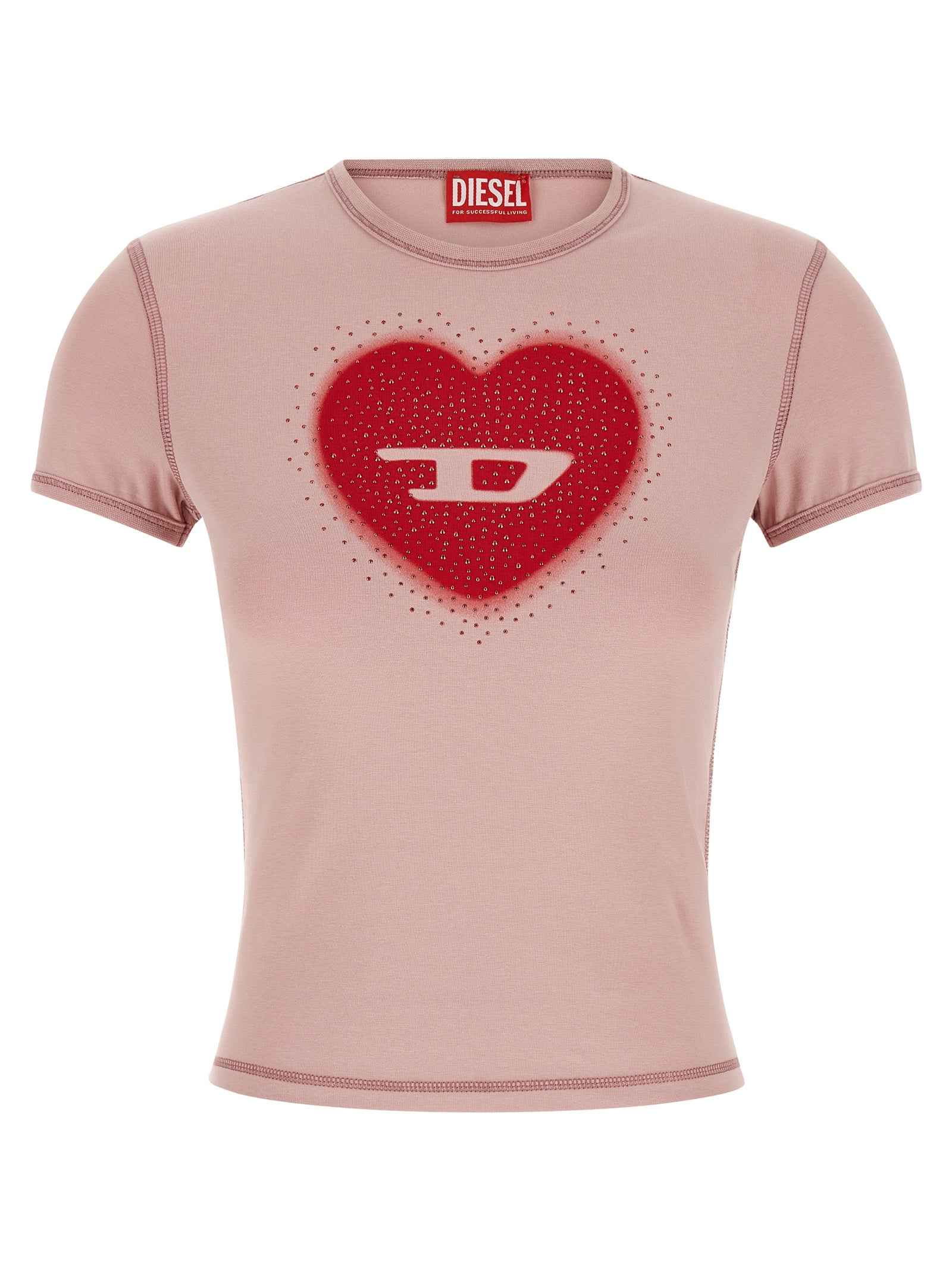 Diesel Multicolor Cotton T-Shirt