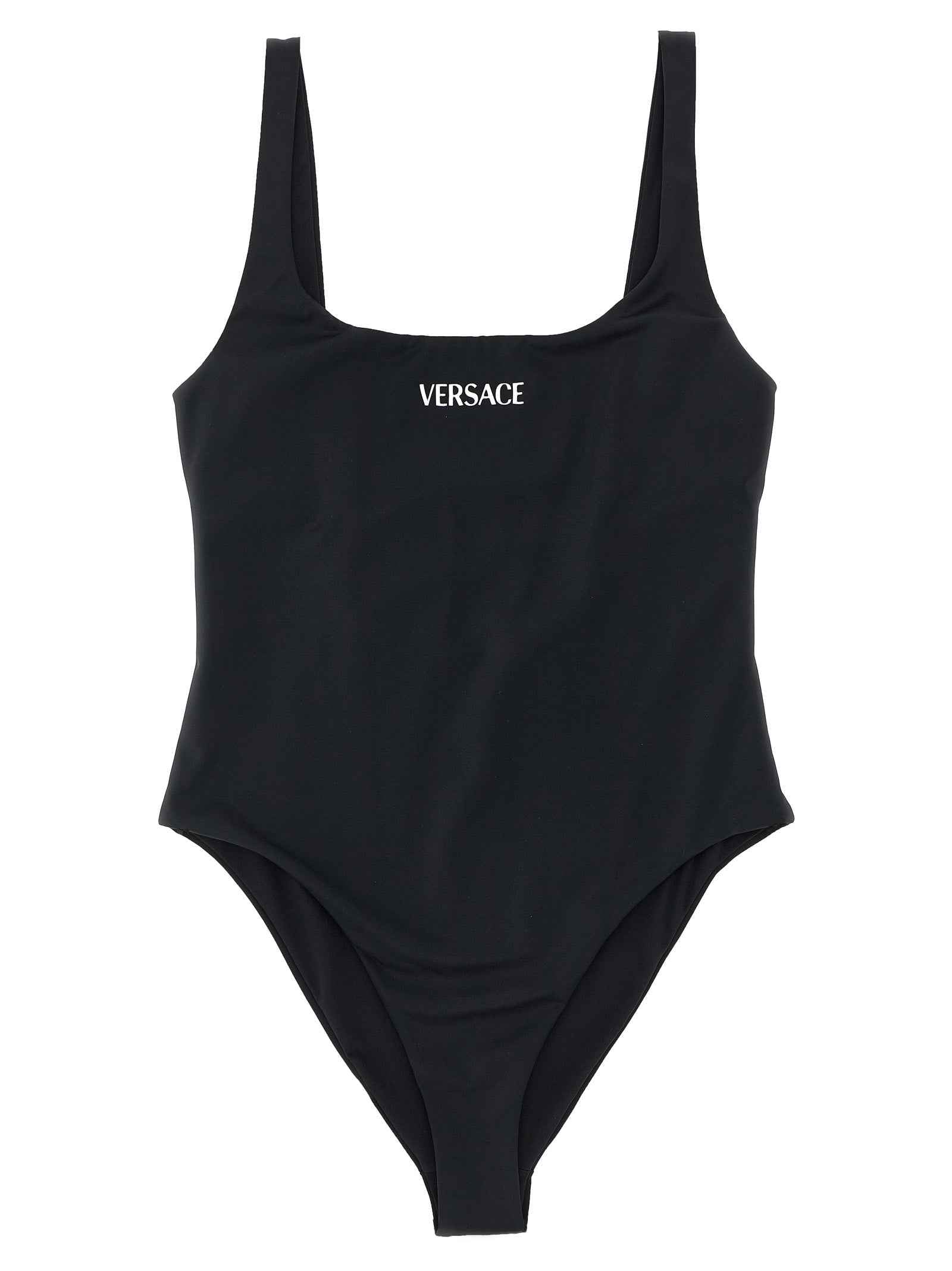 Versace Black Nylon One-Piece Swimsuit