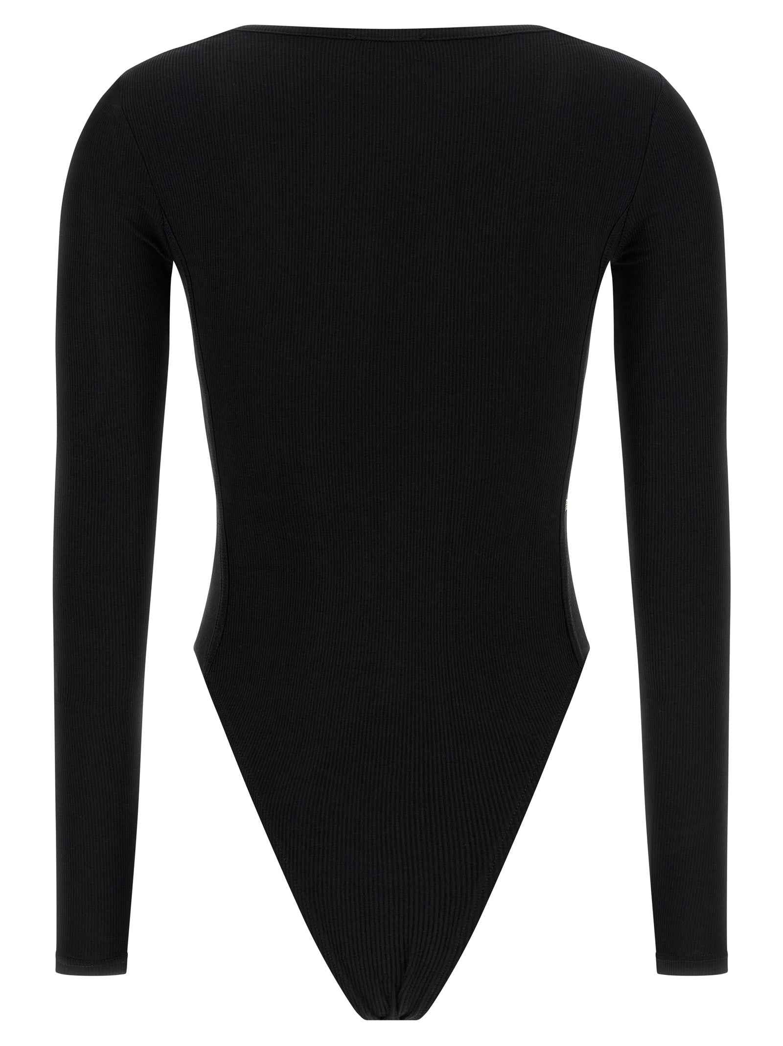 Diesel Black Viscose Bodysuit