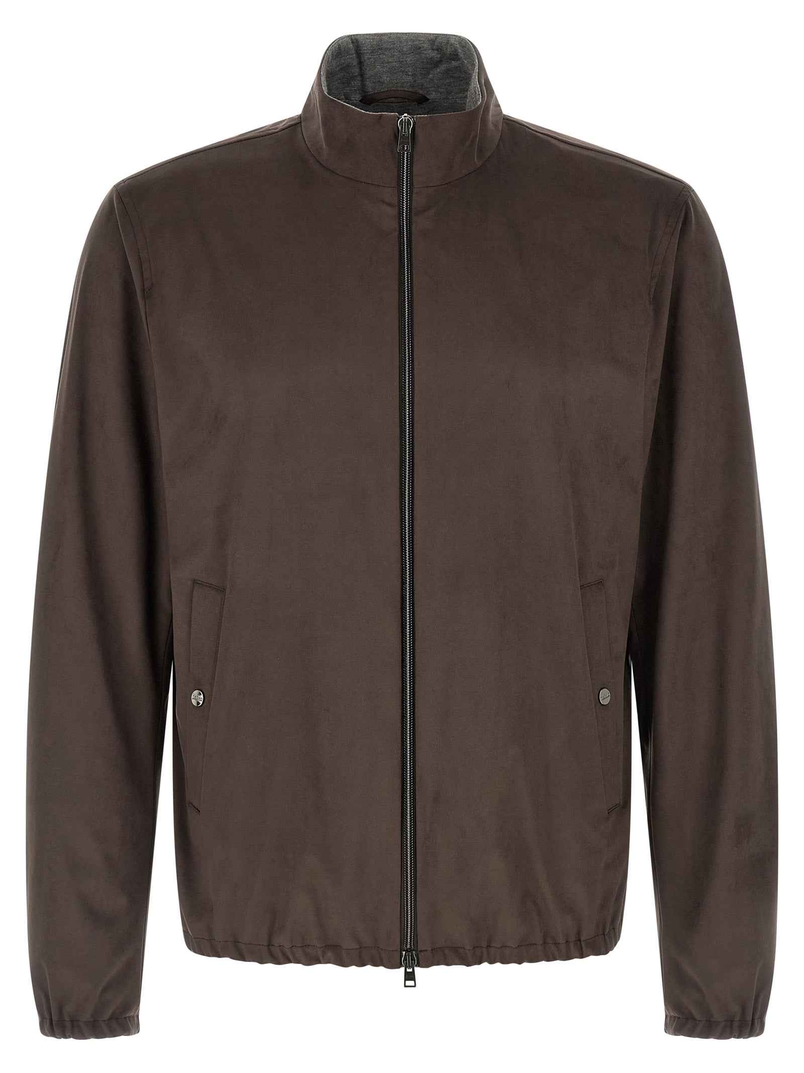 Herno Brown Polyester Jacket