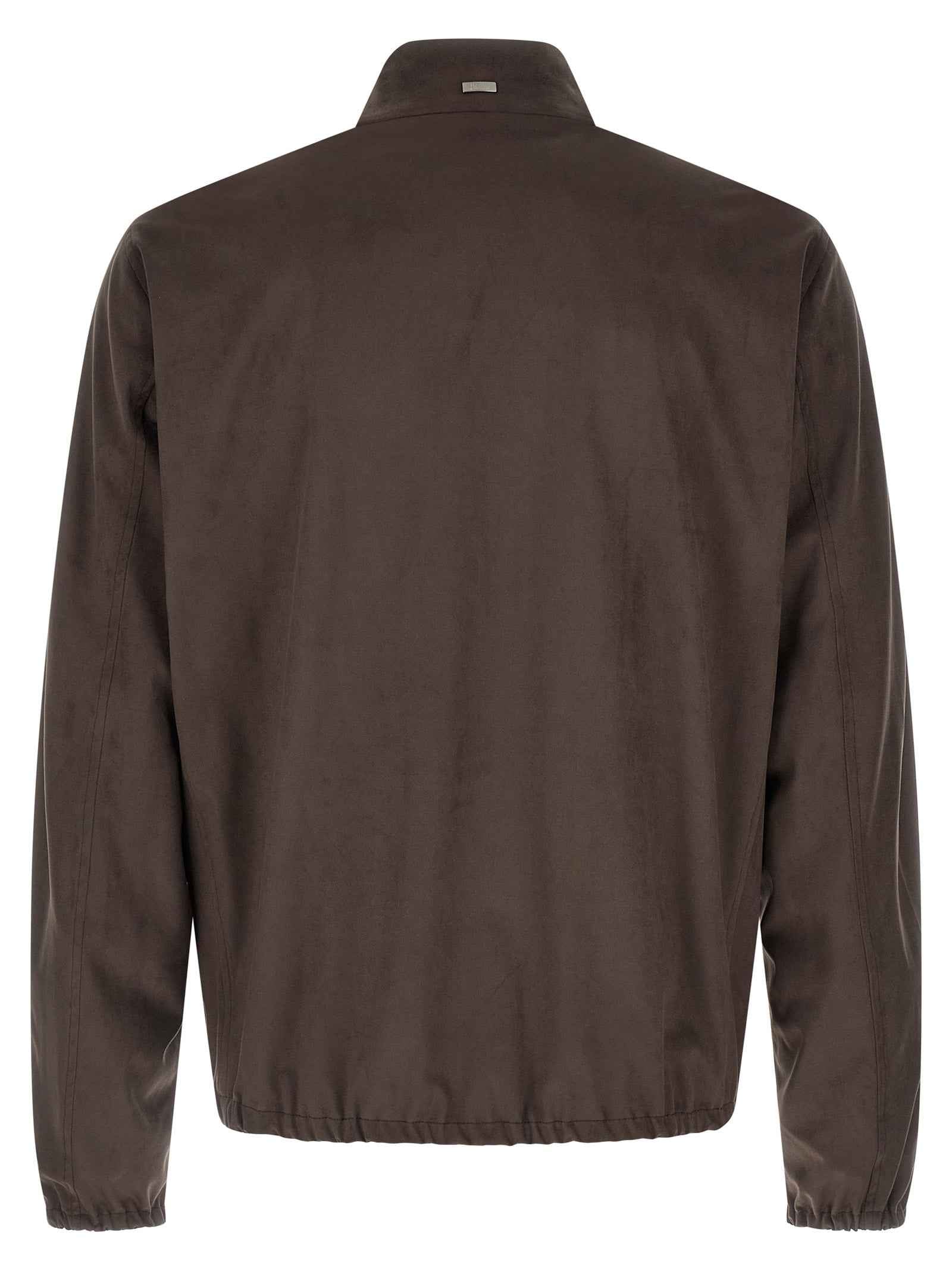 Herno Brown Polyester Jacket