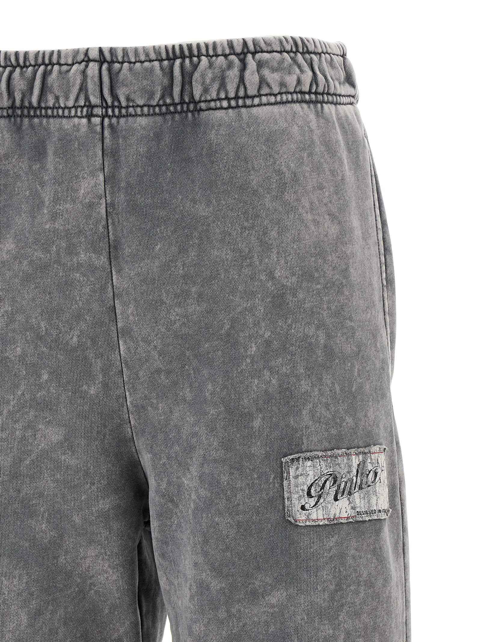 PINKO Gray Cotton Joggers (Workout Pants)