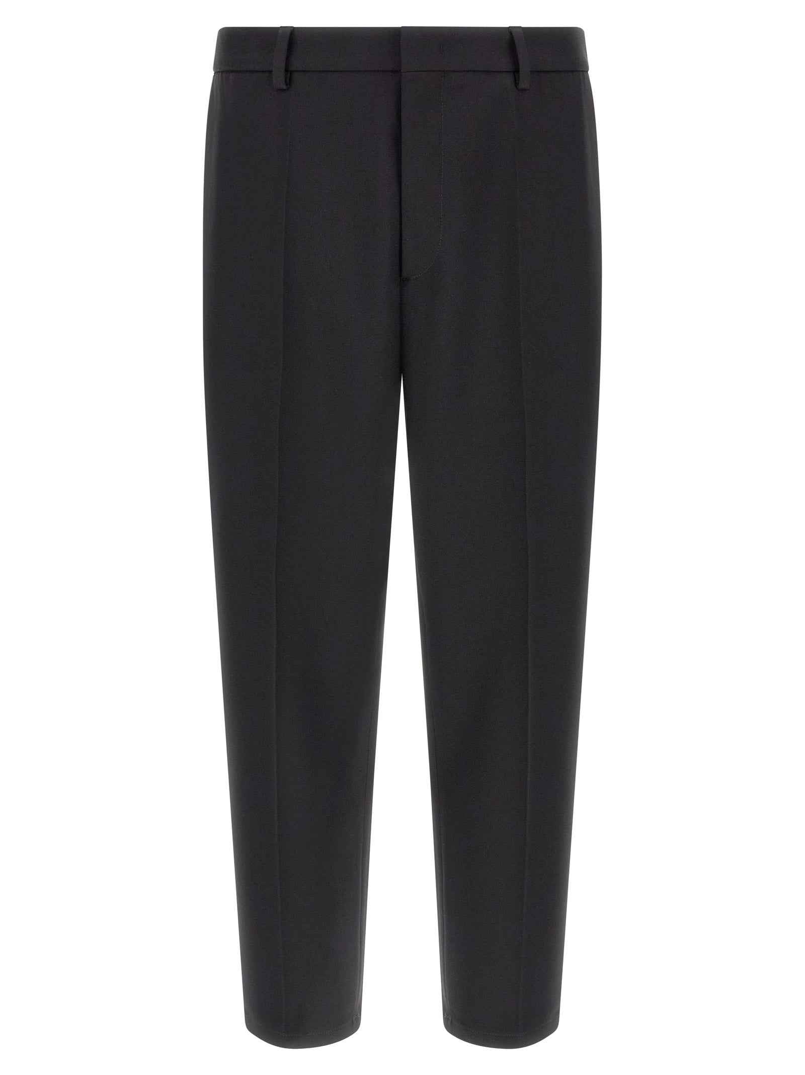 Jil Sander Black Polyester Dress Pants