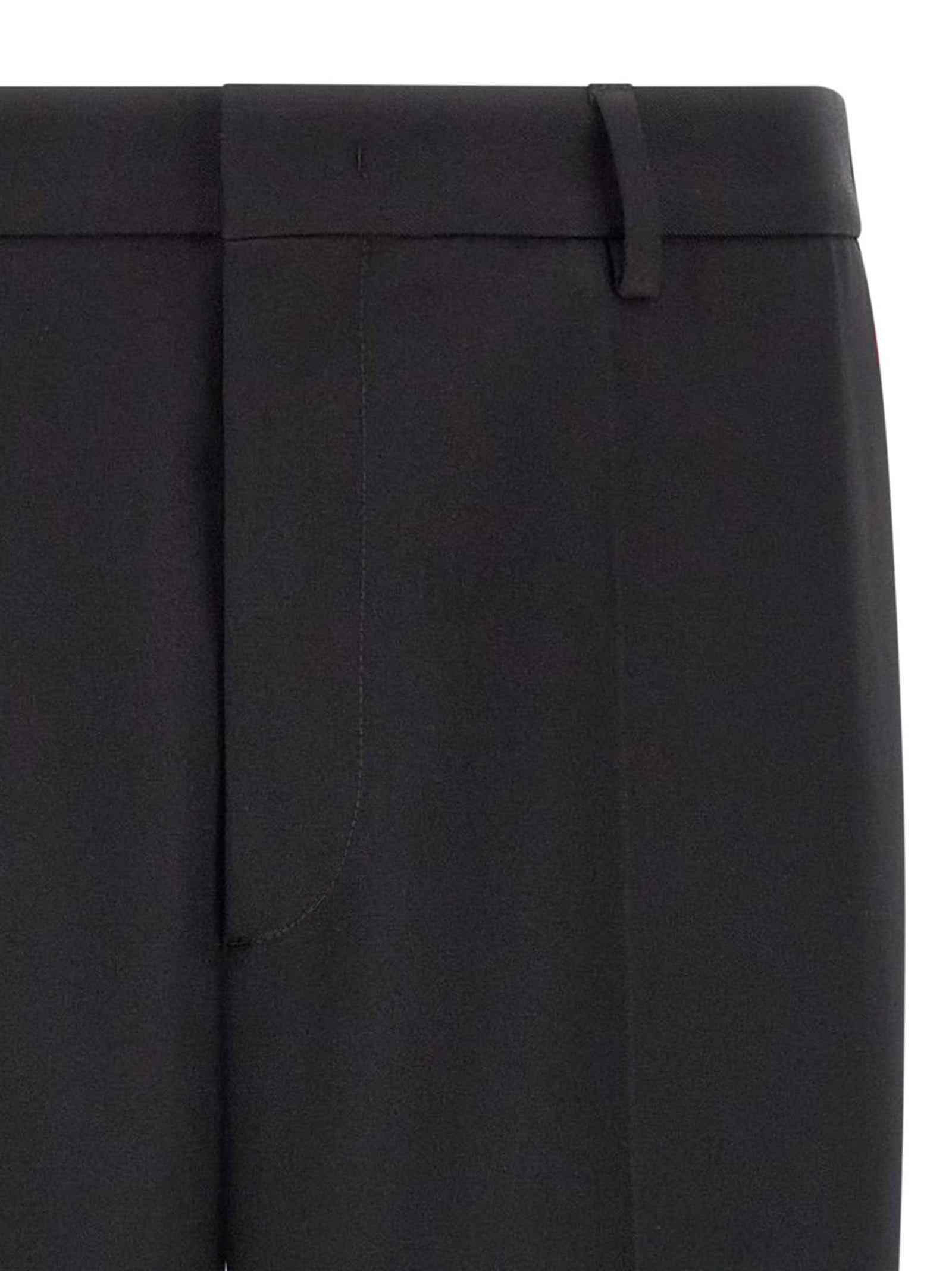 Jil Sander Black Polyester Dress Pants