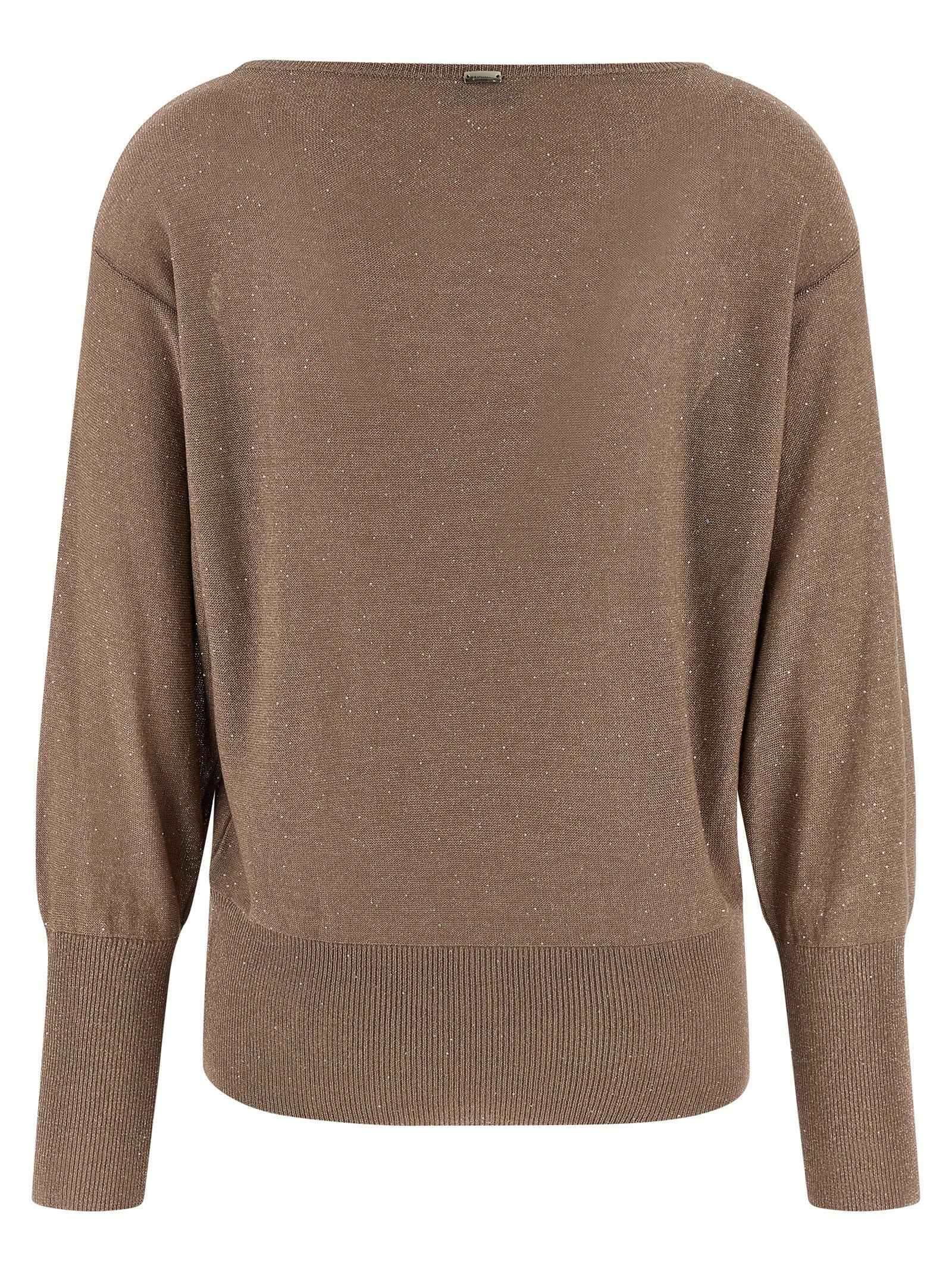 Herno Brown Viscose Cardigan