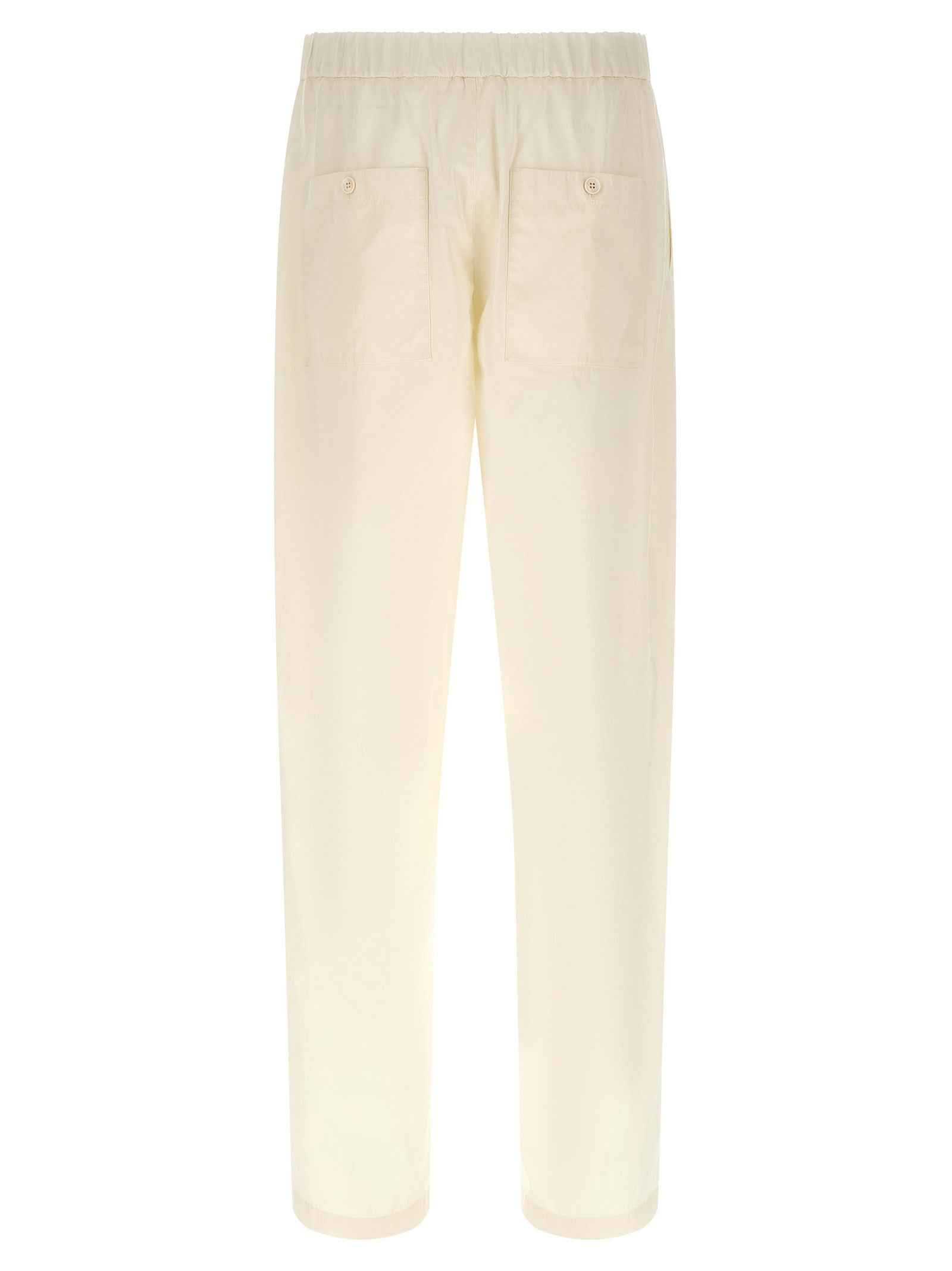 Jil Sander Beige Cotton Cargo Pants