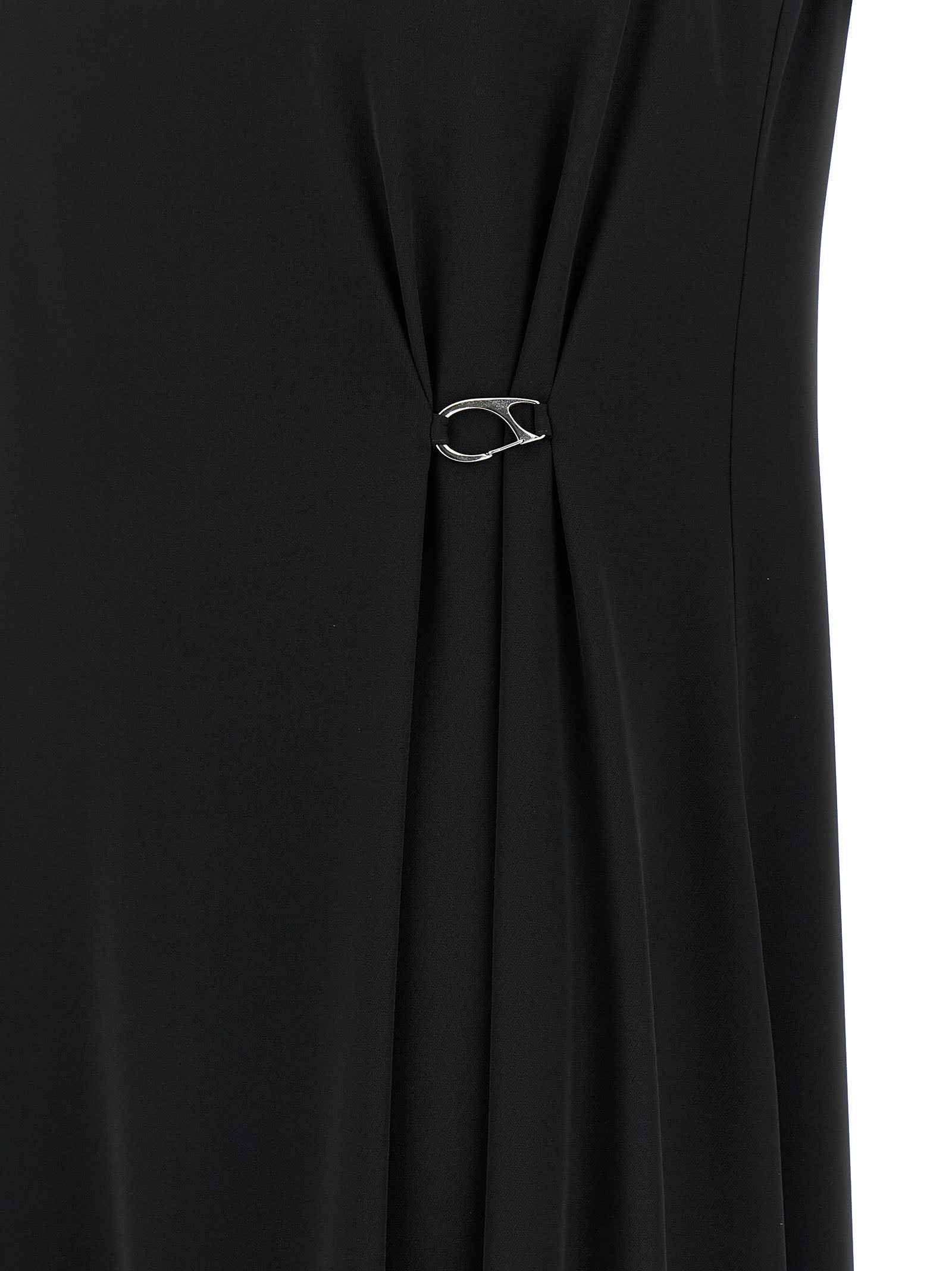 Herno Black Polyester Long Dress