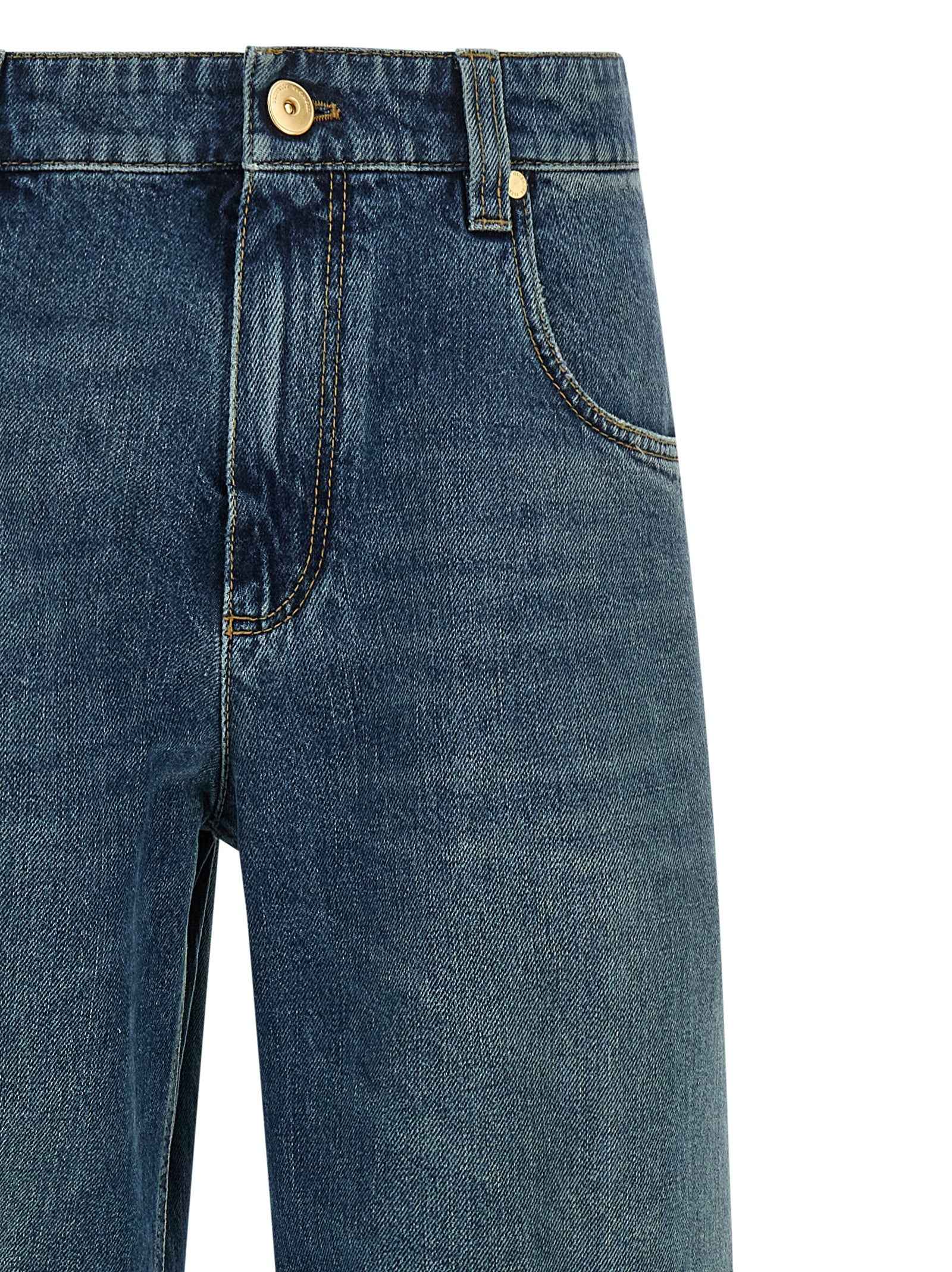 Brunello Cucinelli Blue Cotton Jeans Denim