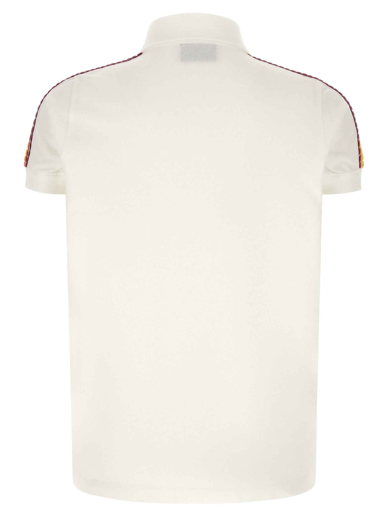 Dsquared² White Cotton Polo Shirt