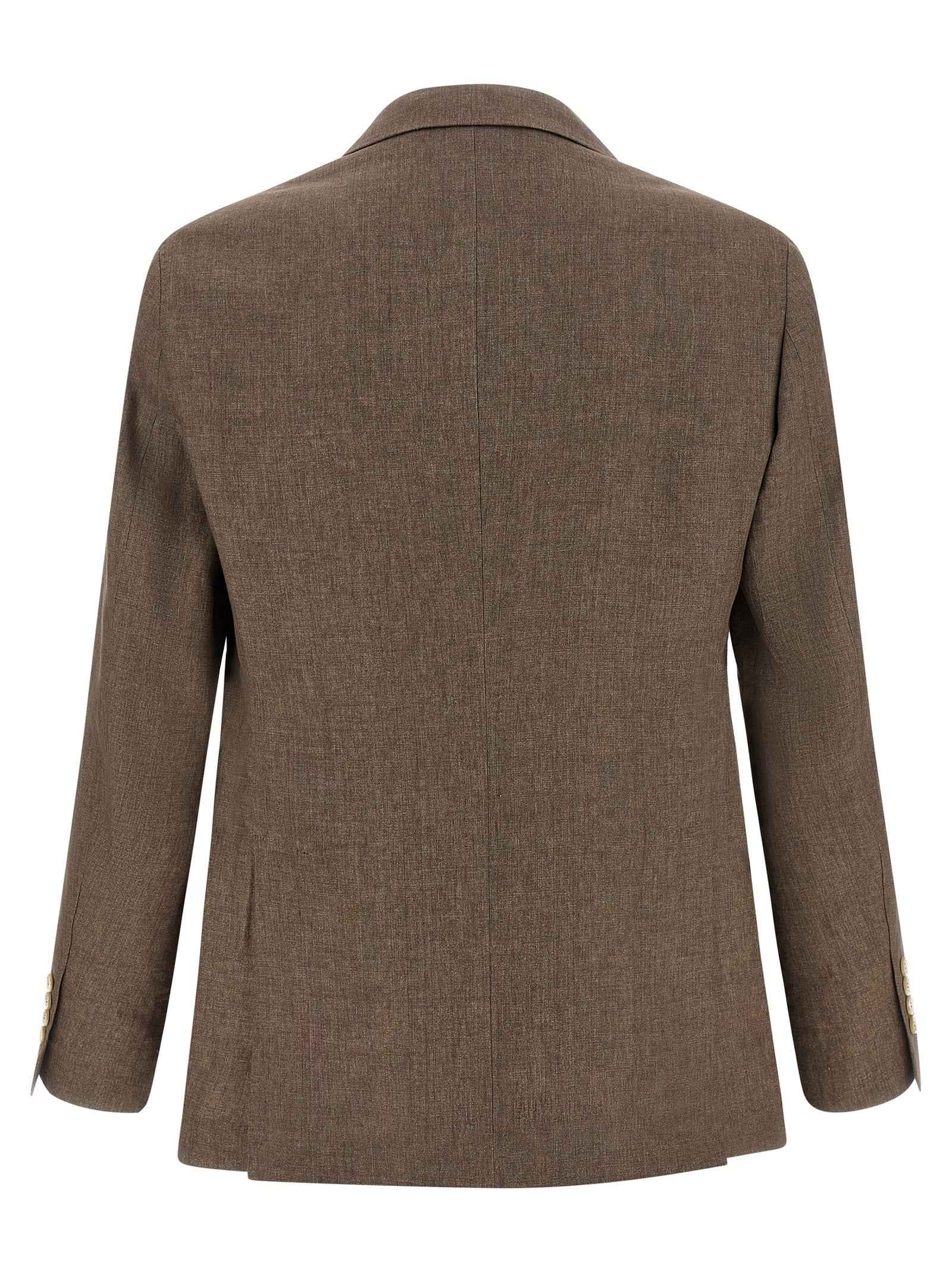 Brunello Cucinelli Brown Linen Blazer