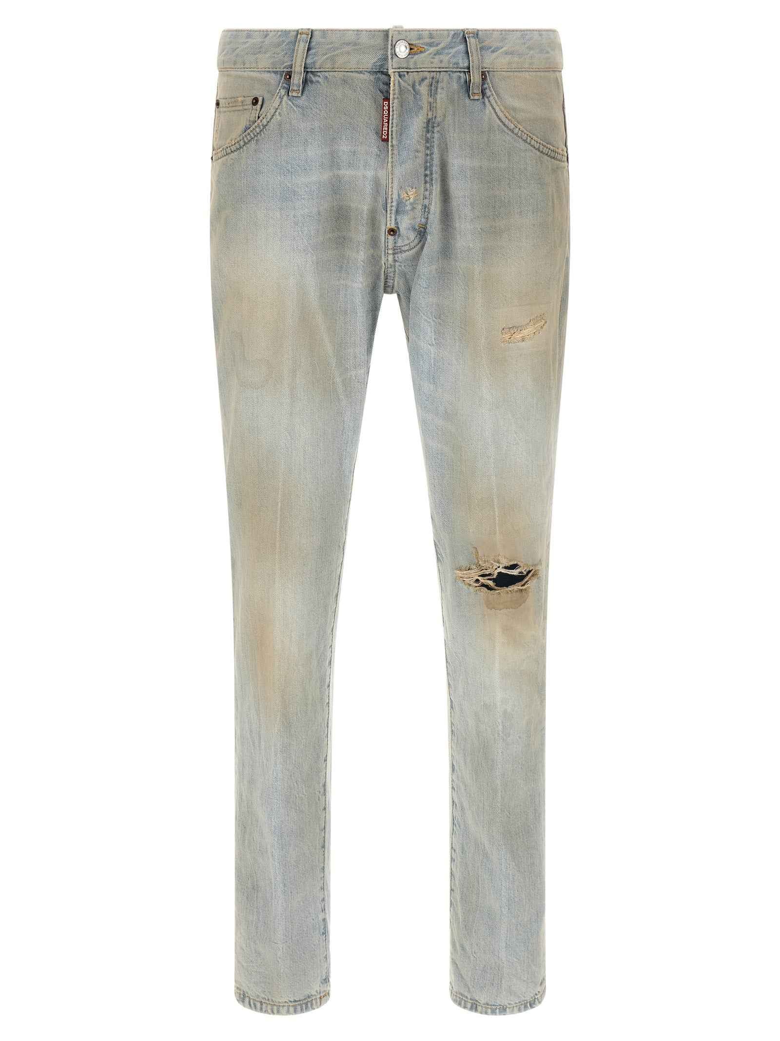 Dsquared² Blue Cotton Jeans Denim