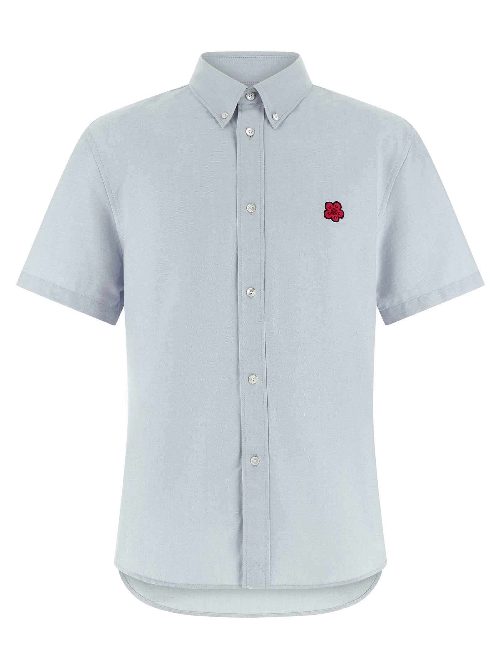 Kenzo Blue Cotton Blouse