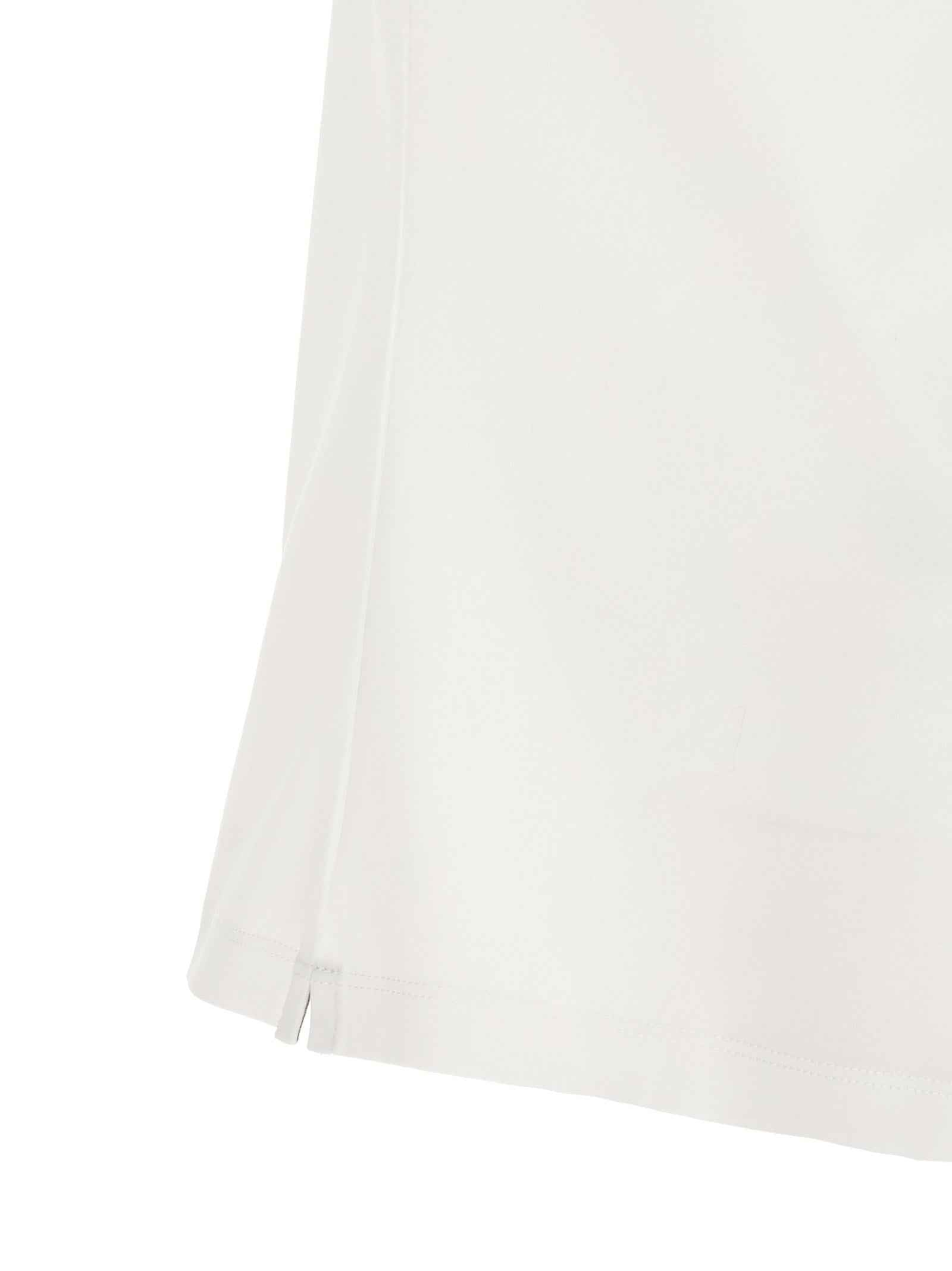 Brunello Cucinelli White Cotton Polo Shirt