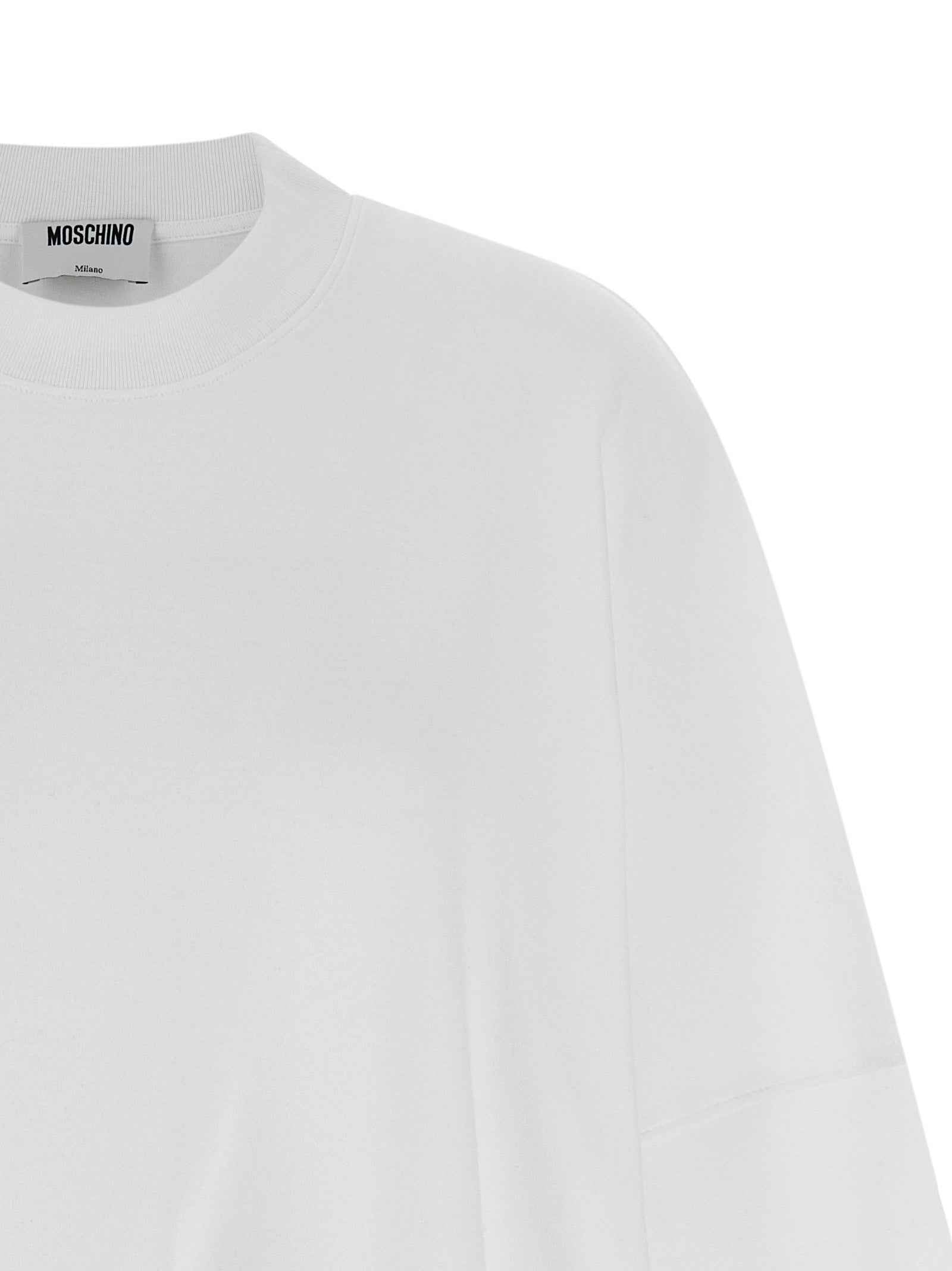 Moschino White Cotton Short Dress