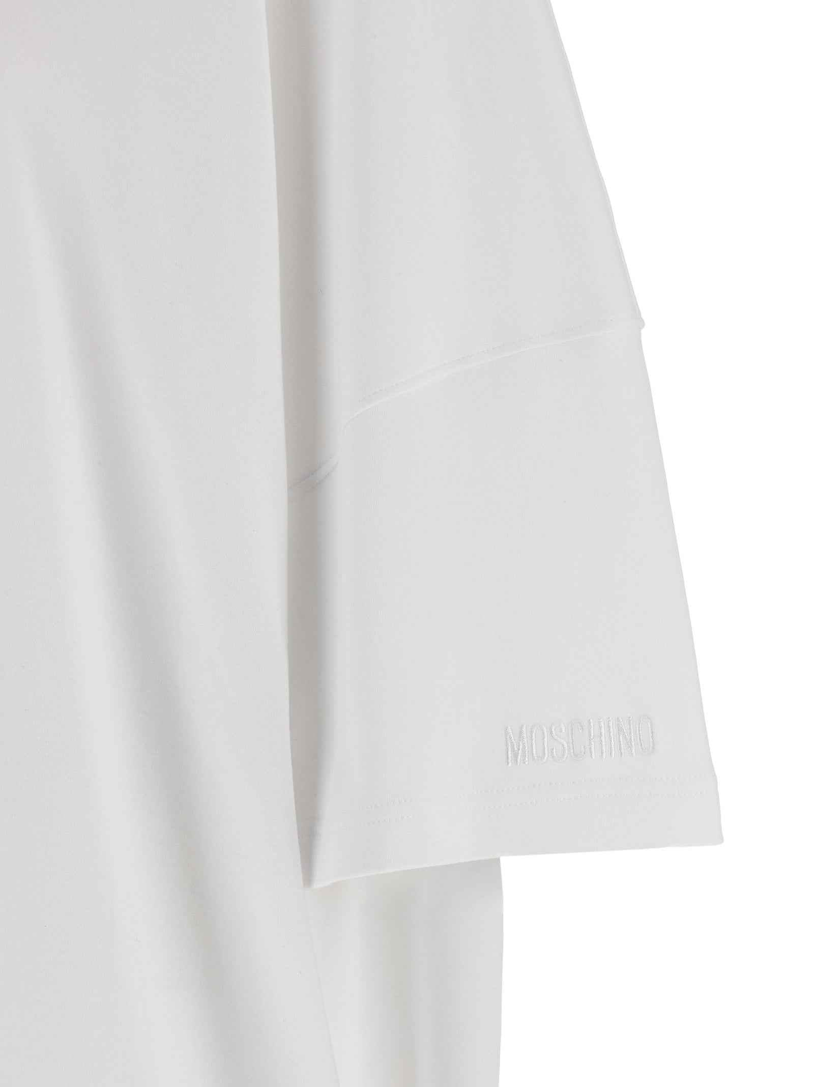 Moschino White Cotton Short Dress