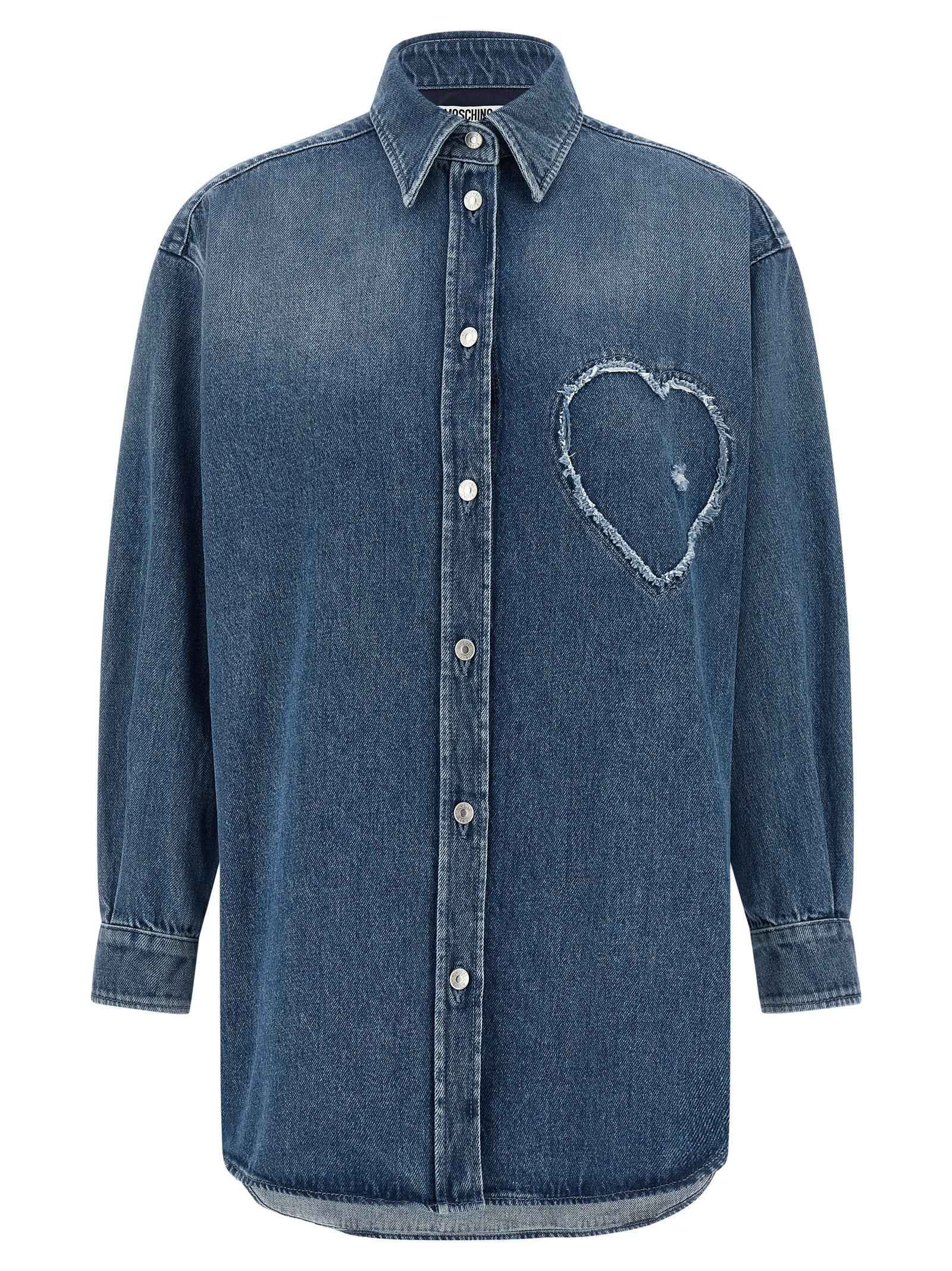 Moschino Blue Cotton Blouse