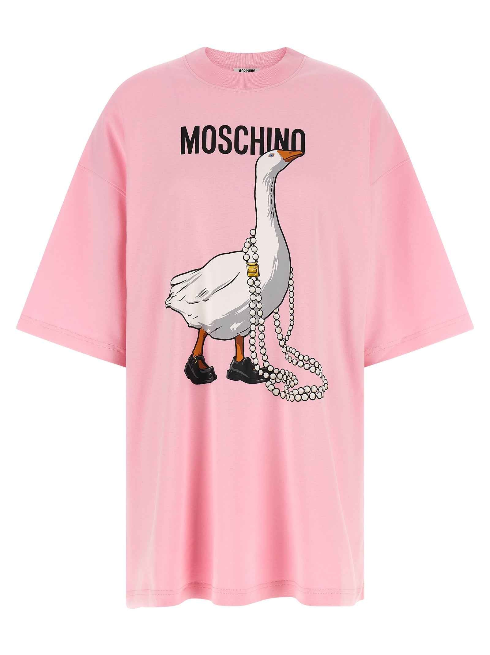 Moschino Multicolor Cotton Short Dress