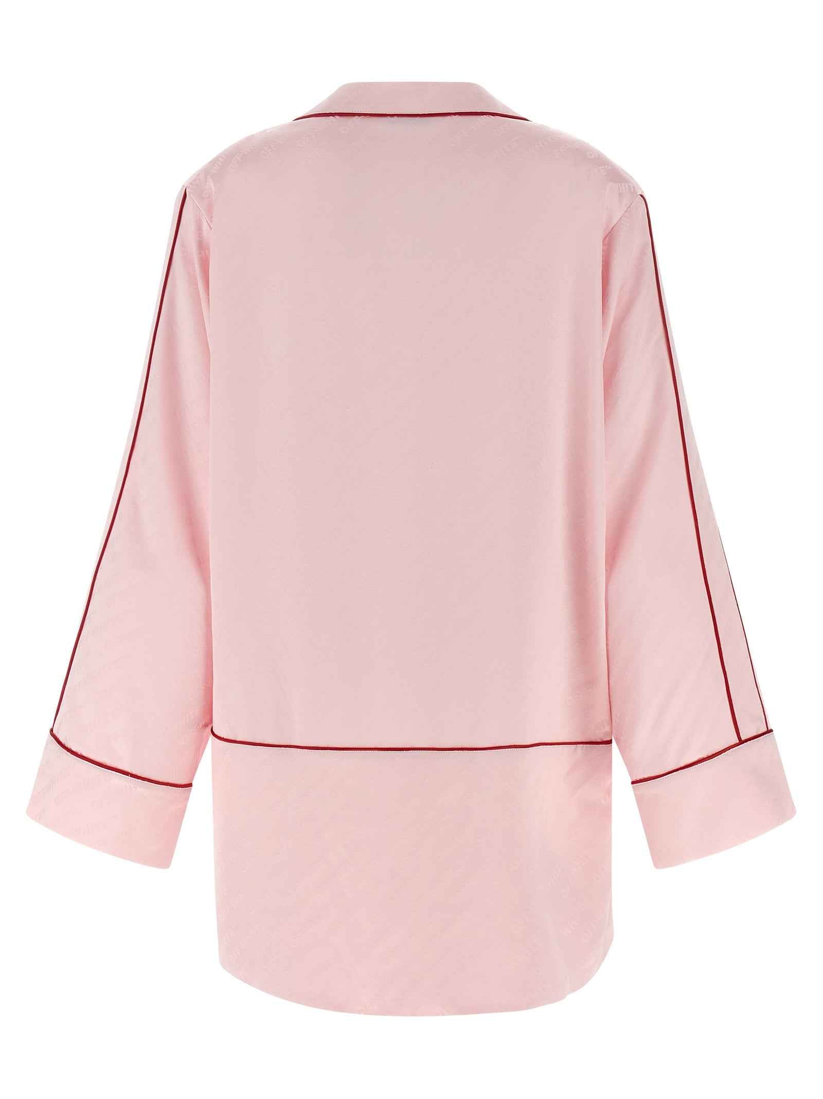 Off-White Multicolor Viscose Blouse