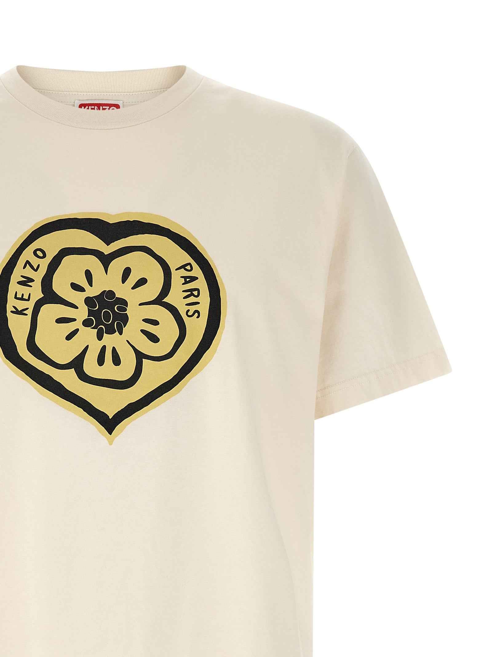 Kenzo Beige Cotton T-Shirt