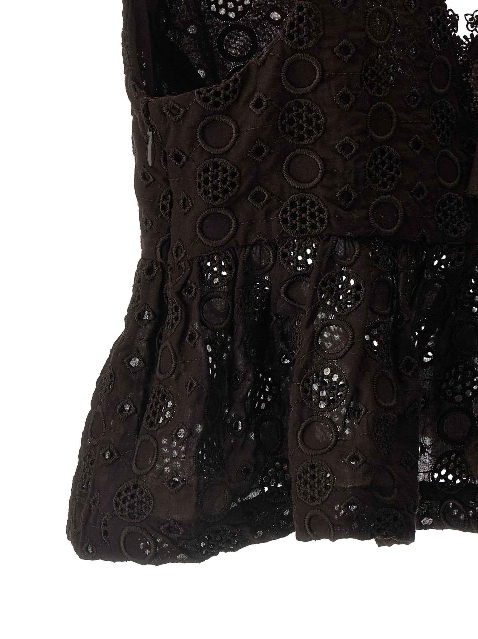 PINKO Brown Cotton Blouse