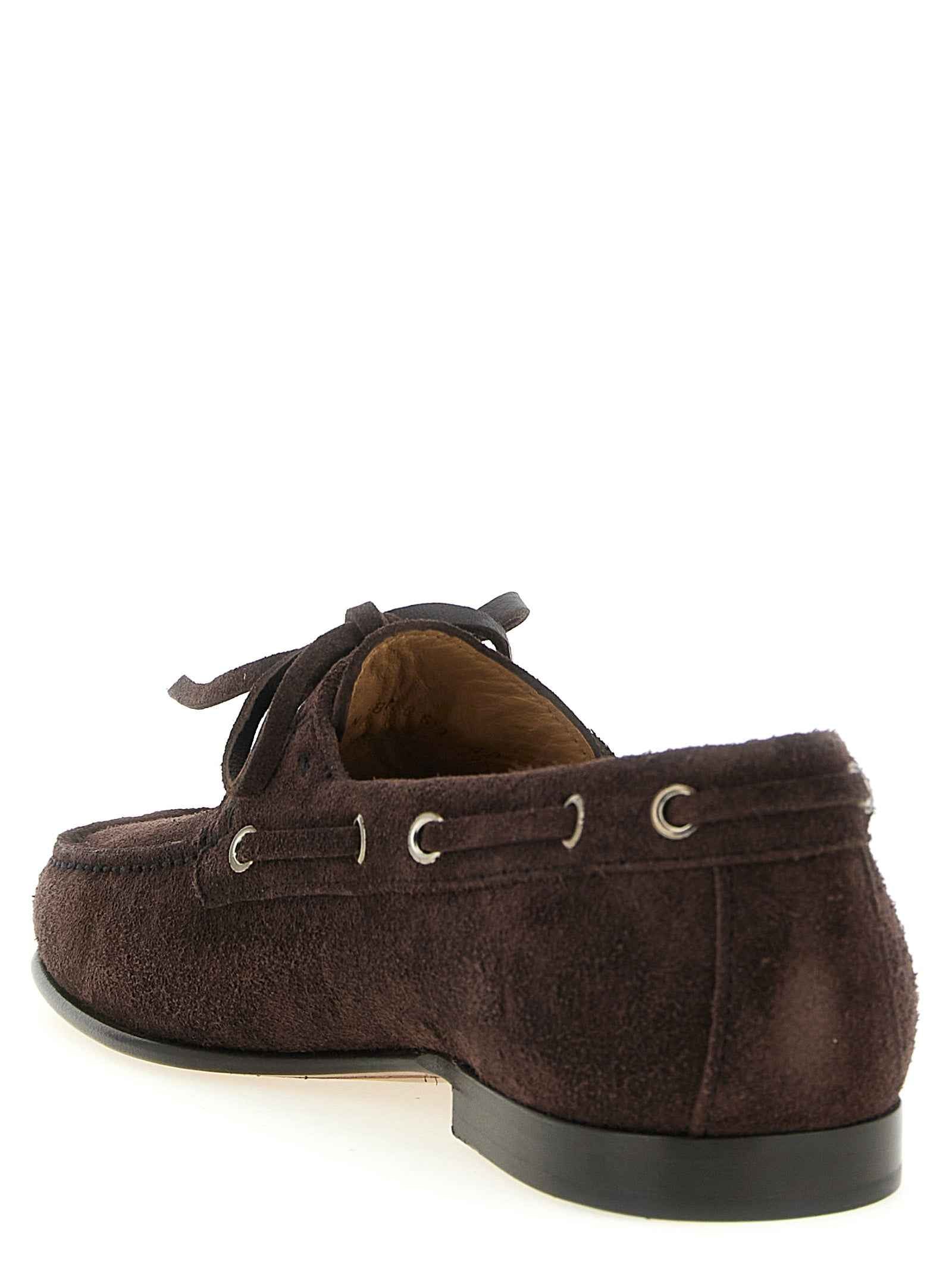 Valentino Garavani Brown Cowhide Slip-On Loafers