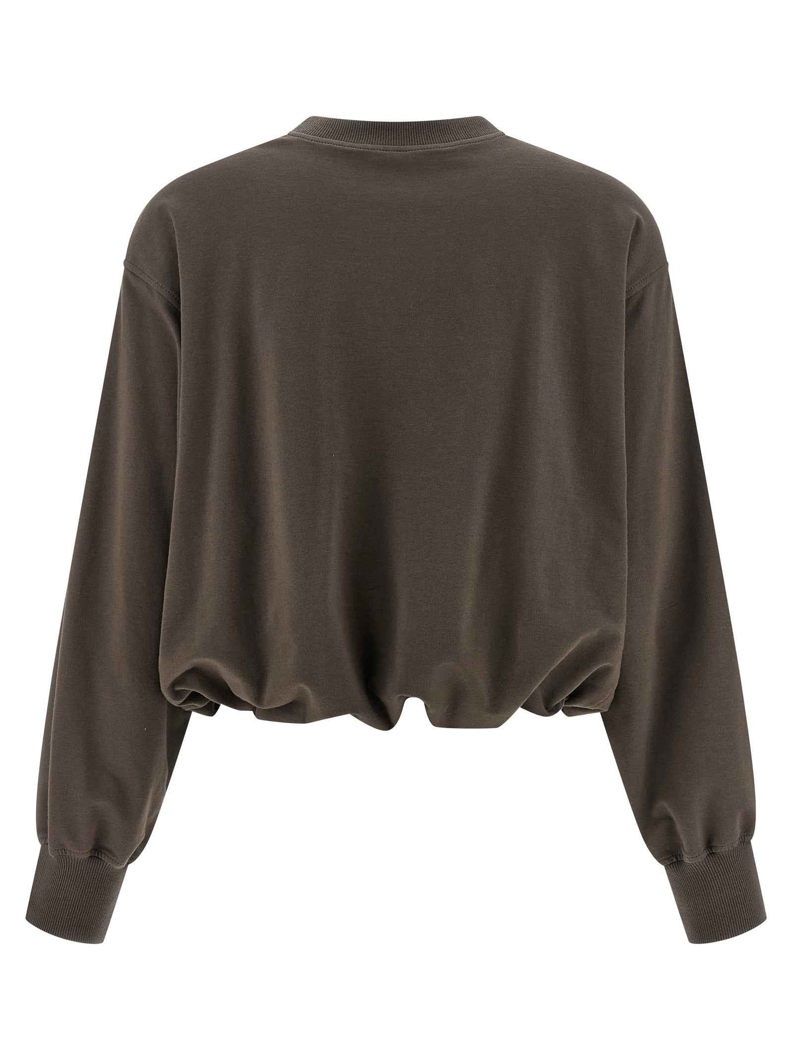 Brunello Cucinelli Brown Cotton Sweatshirt