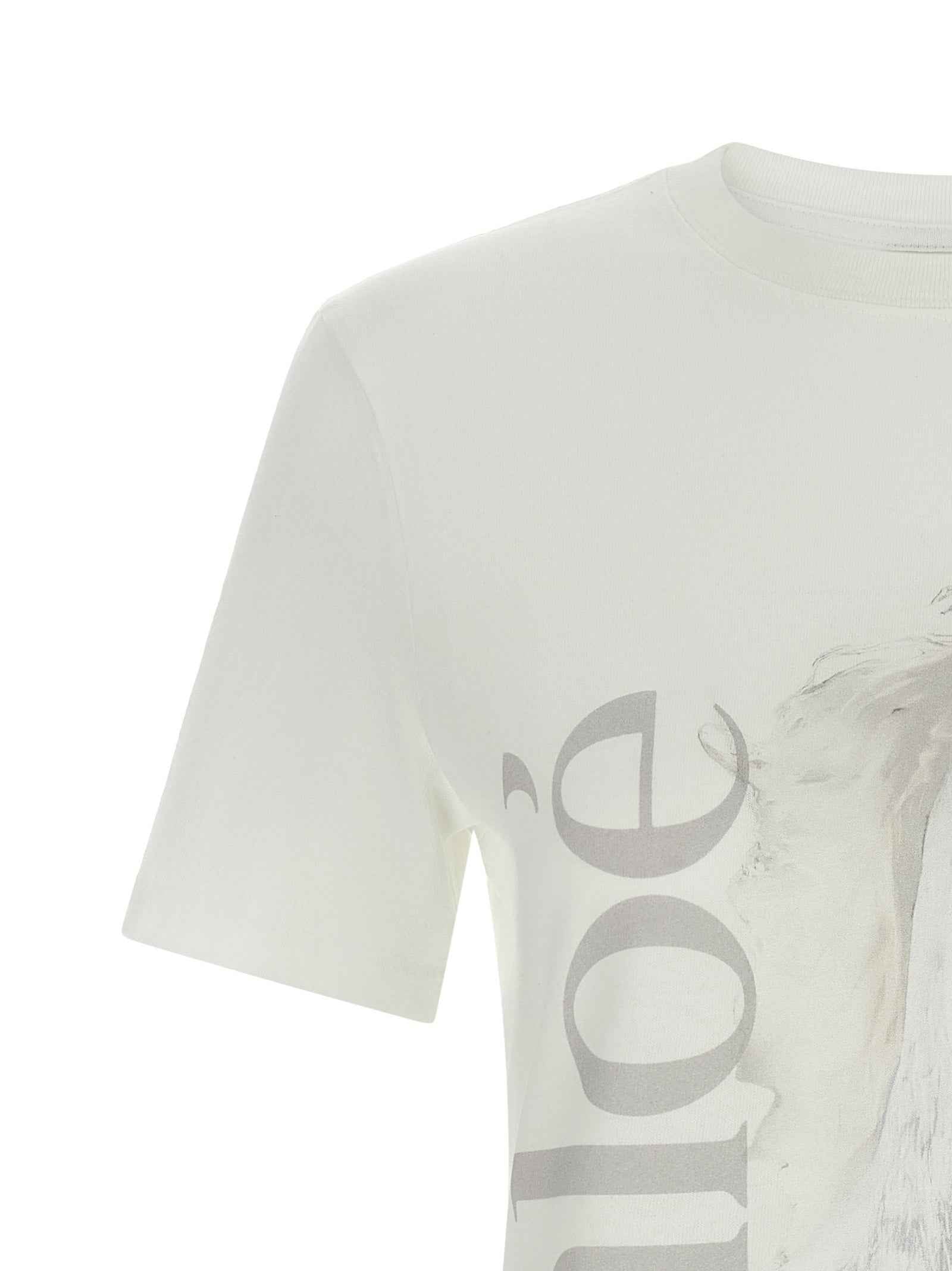 Chloé White Cotton T-Shirt