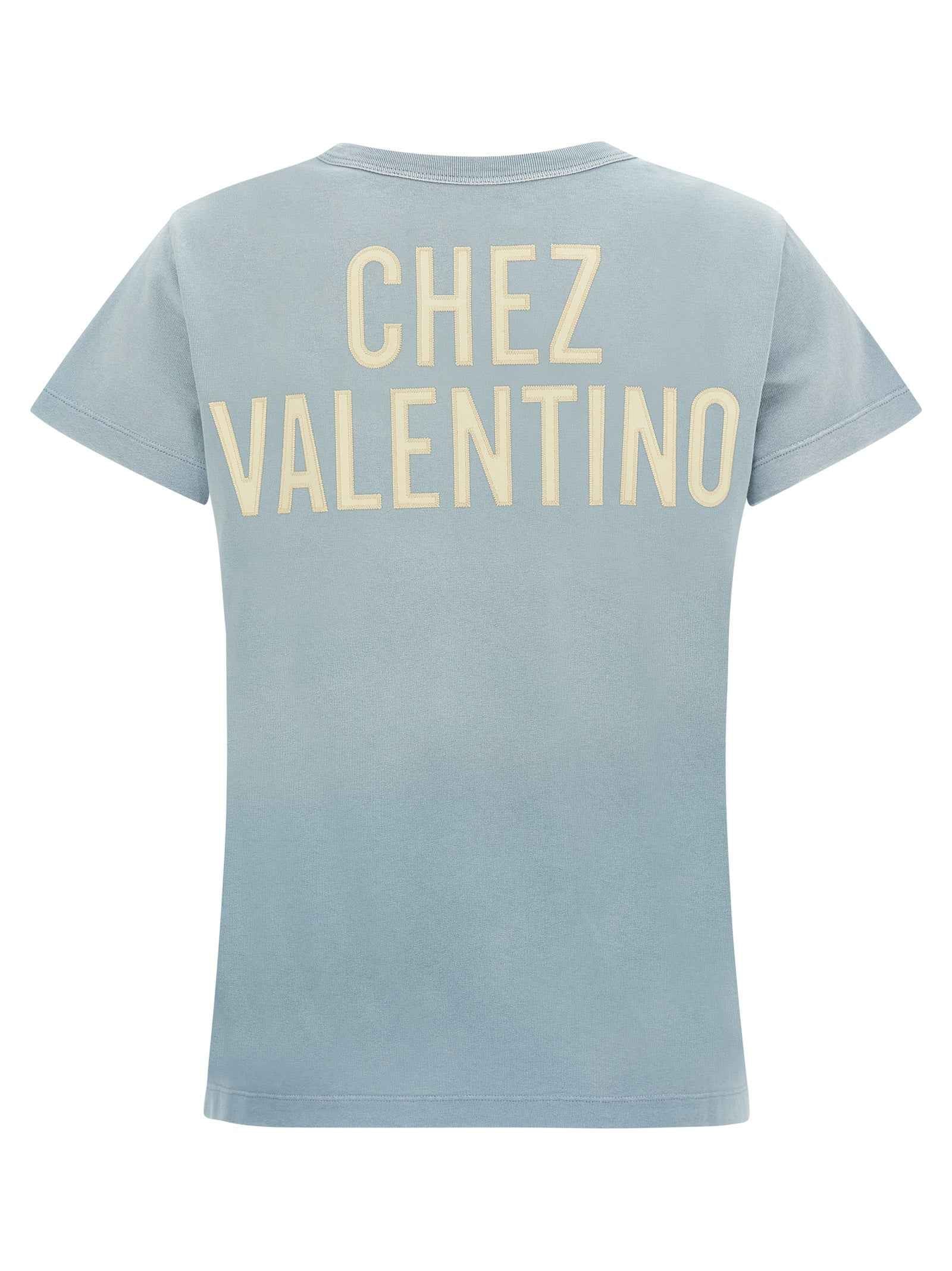 Valentino Garavani Blue Cotton T-Shirt