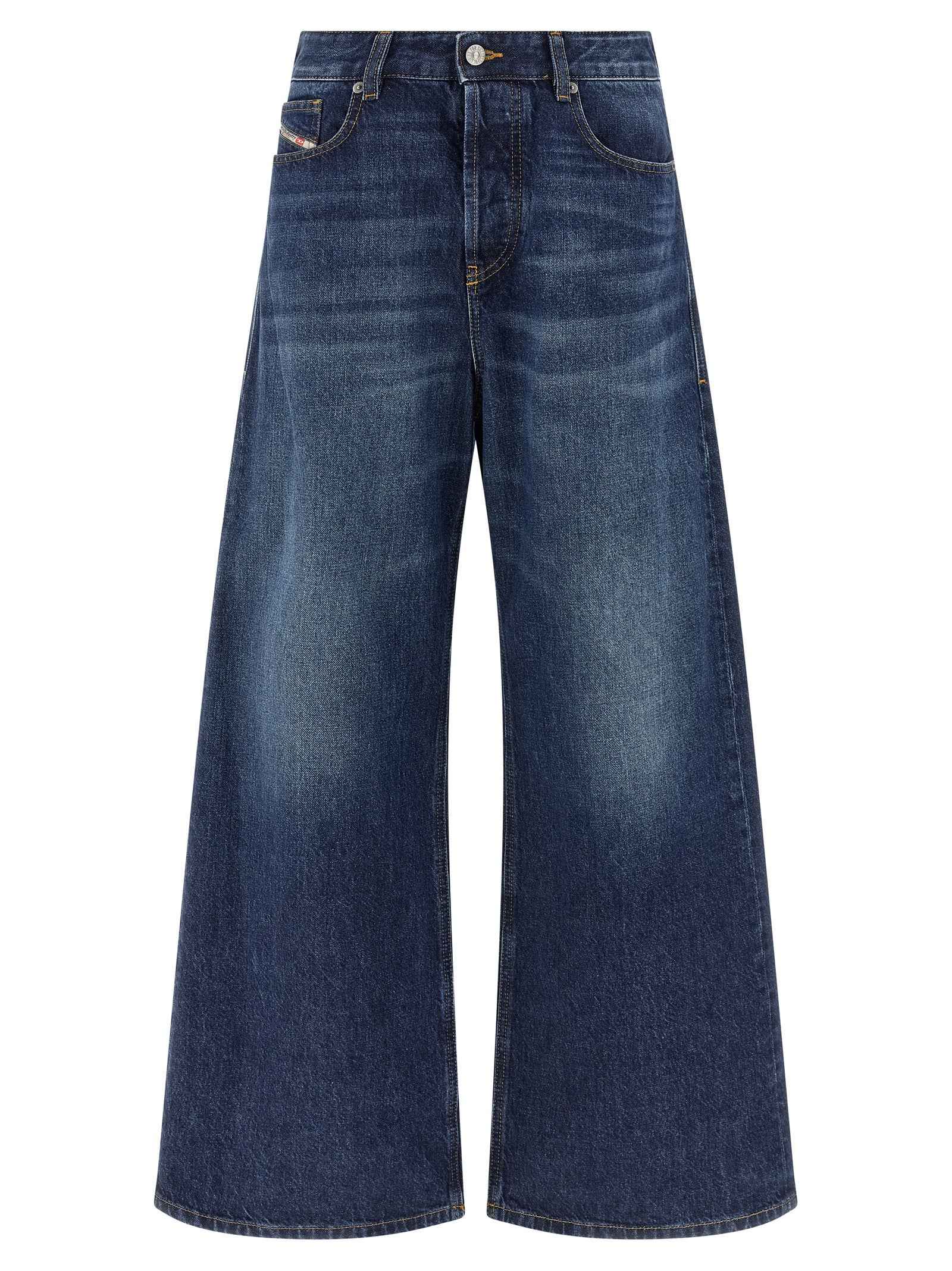 Diesel Blue Cotton Jeans Denim