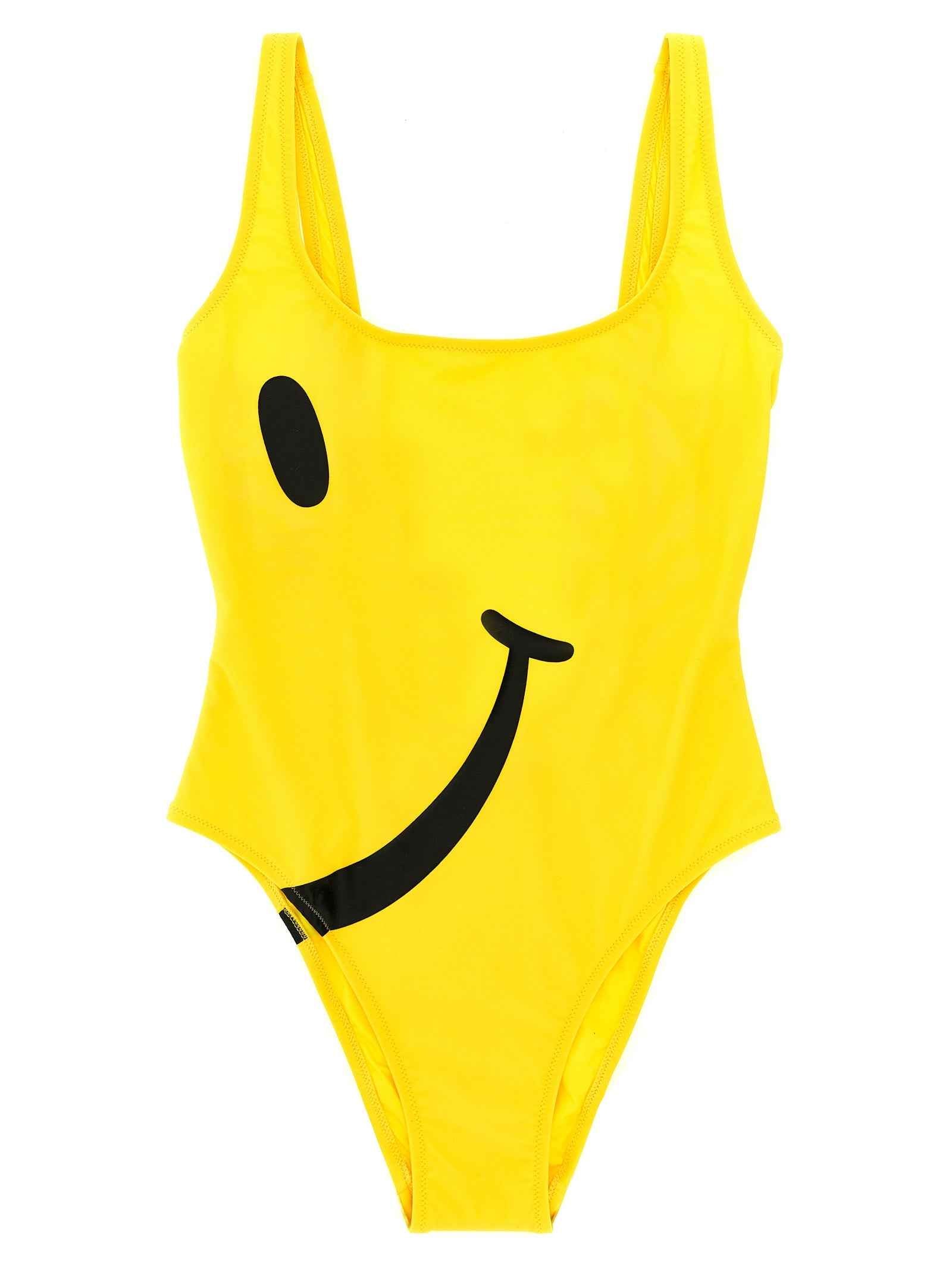 Moschino Bicolor Polyamide One-Piece Swimsuit