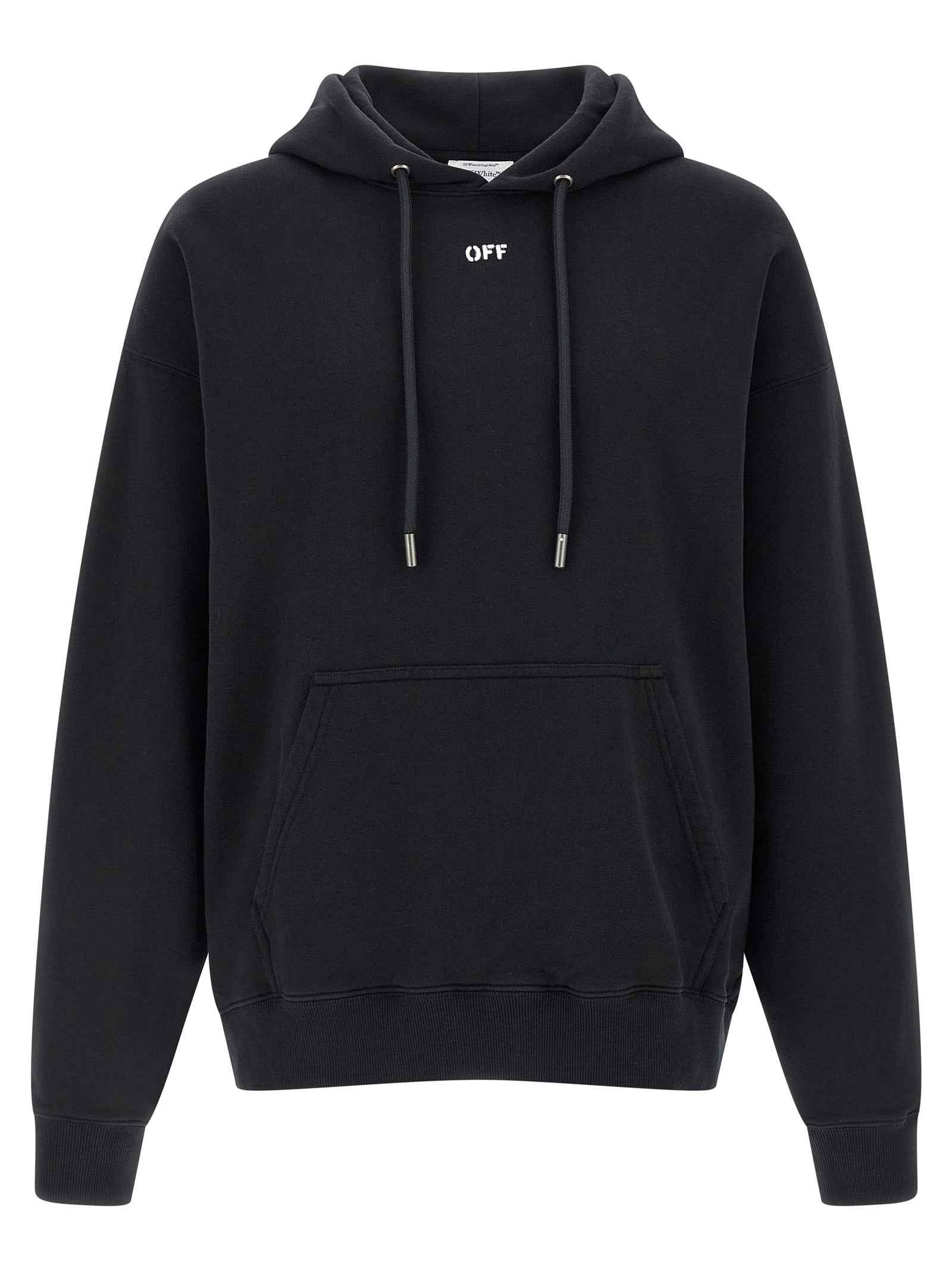 Off-White Black Cotton Sweatshirt