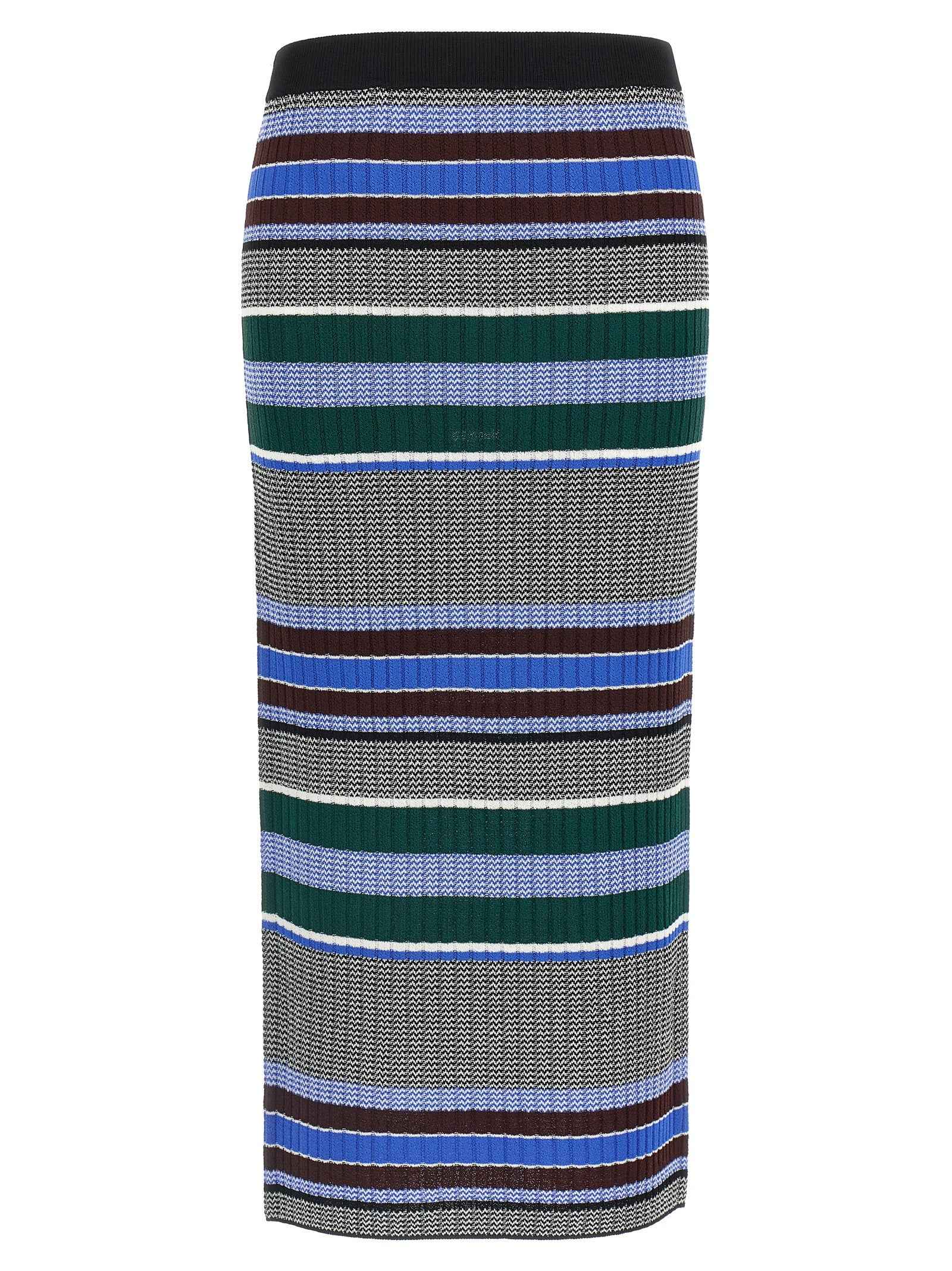 PINKO Multicolor Viscose Midi Skirt