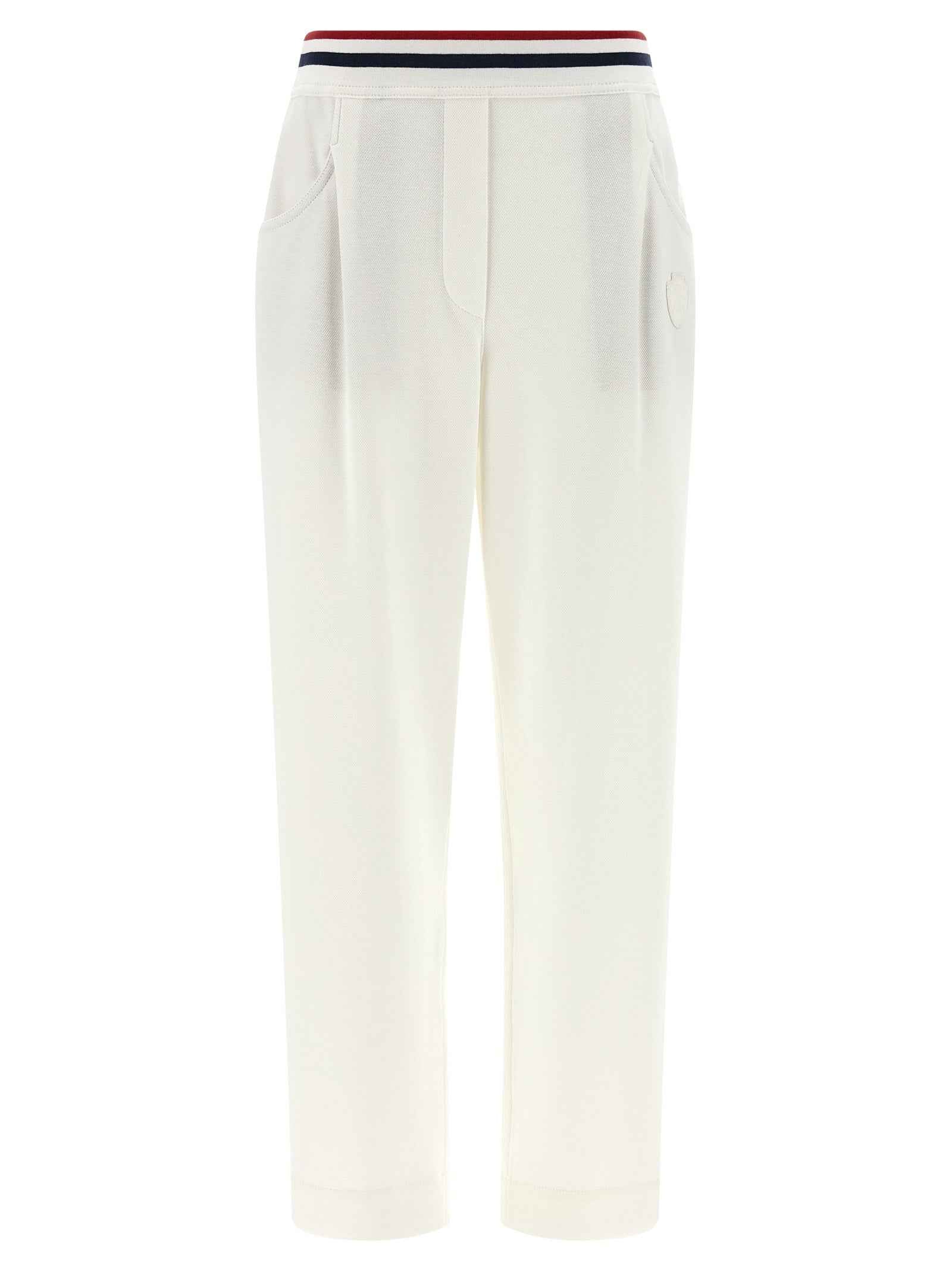 Brunello Cucinelli White Cotton Joggers (Workout Pants)