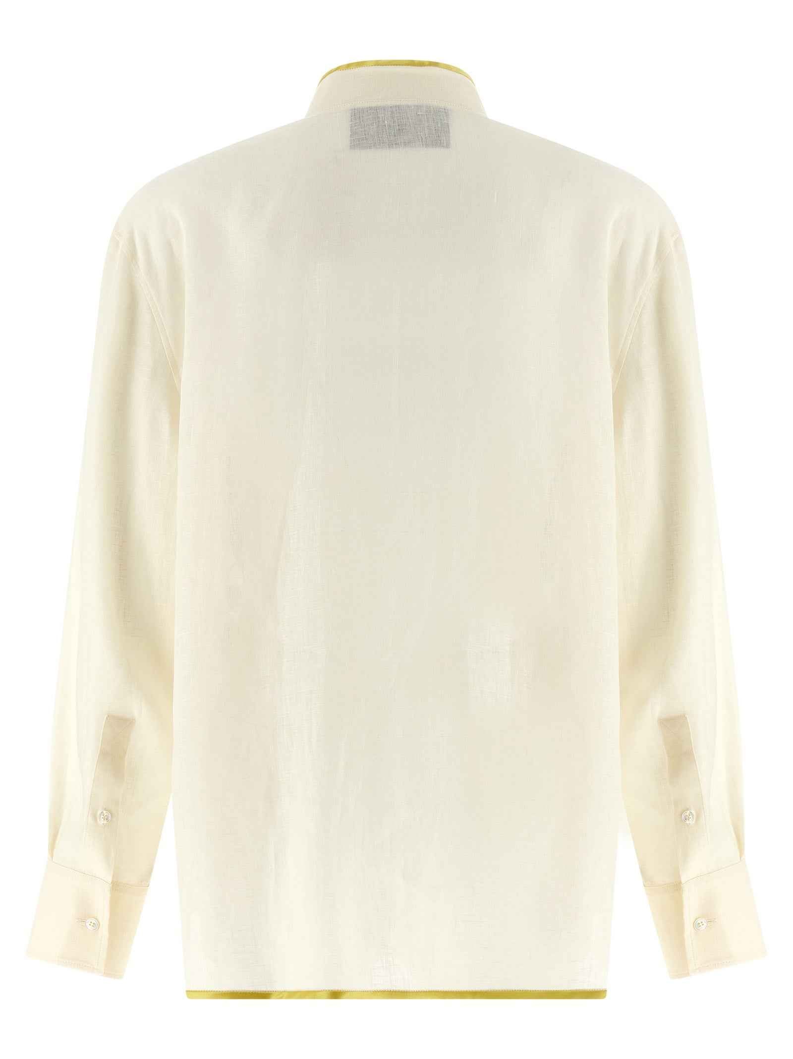 Valentino Garavani Beige Linen Blouse