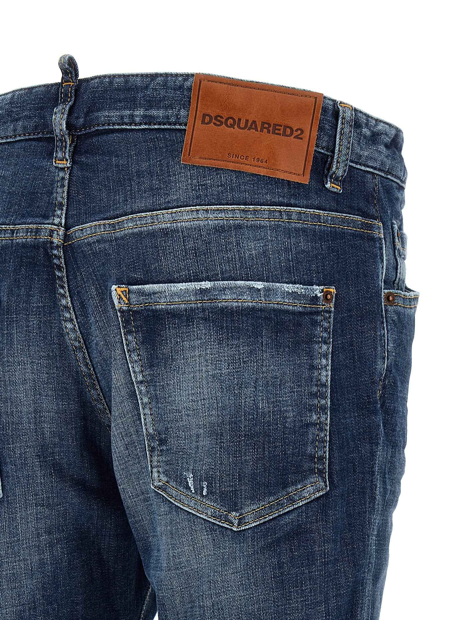 Dsquared² Blue Cotton Jeans Denim