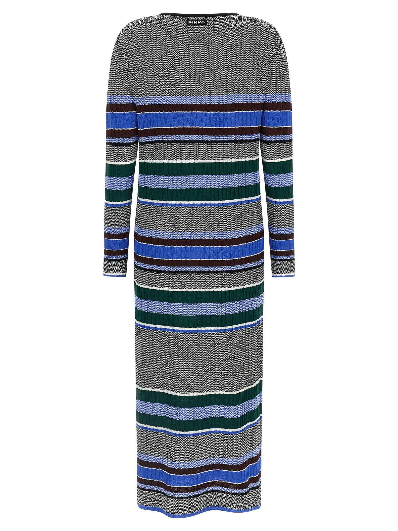 PINKO Multicolor Viscose Long Dress
