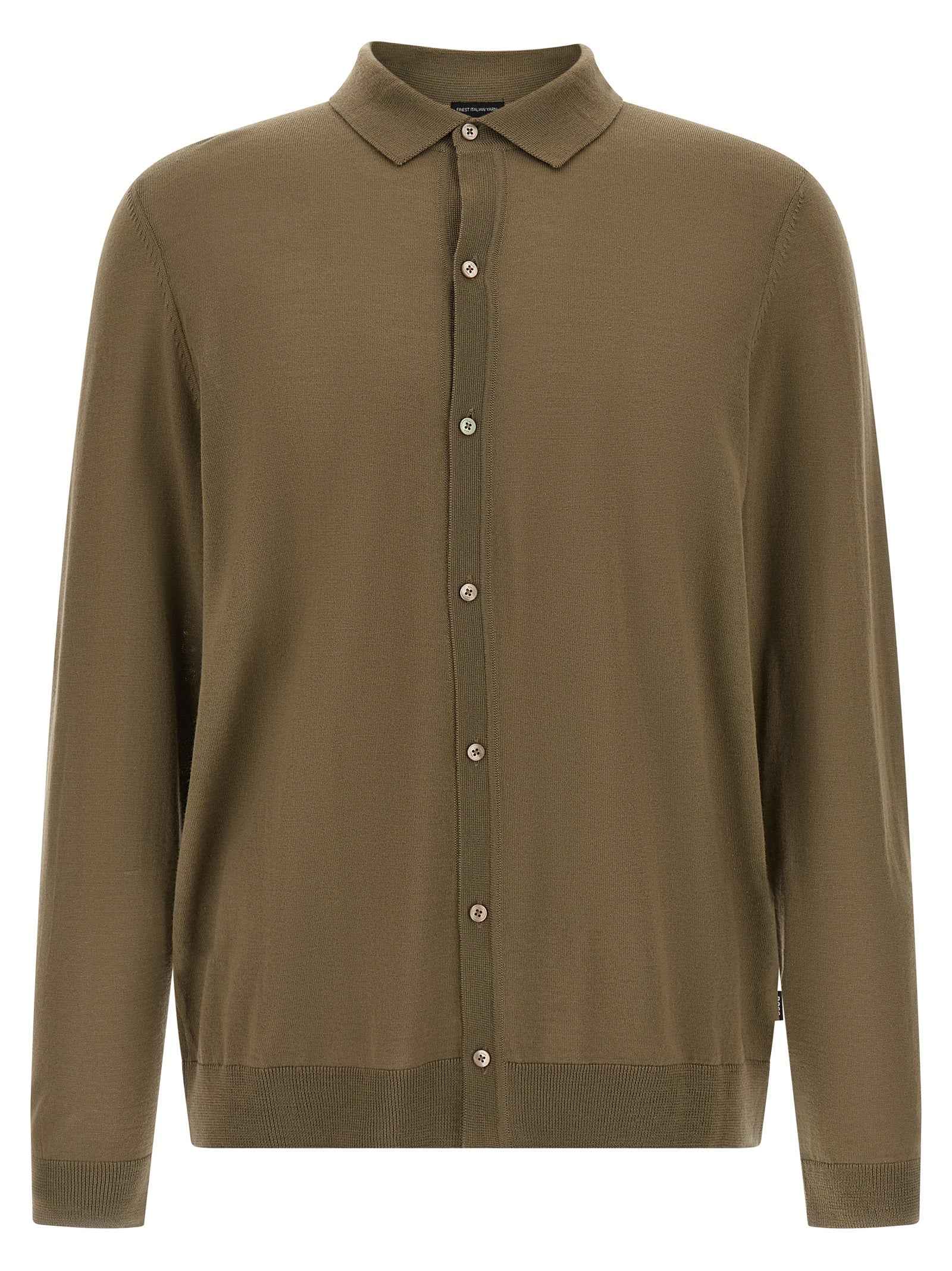 Hugo Boss Bicolor Virgin Wool Polo Shirt
