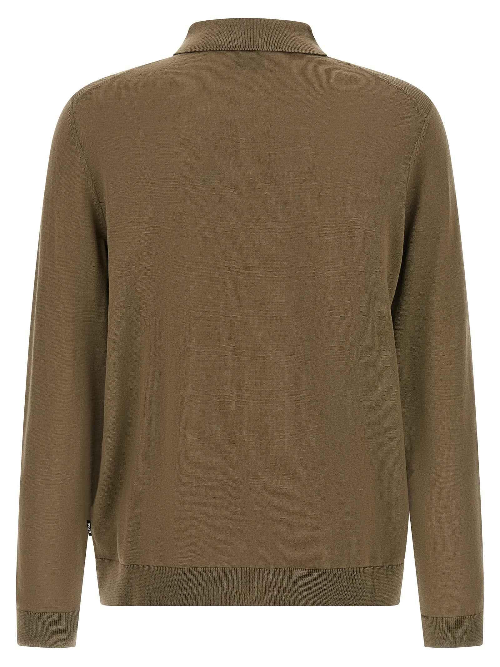 Hugo Boss Bicolor Virgin Wool Polo Shirt