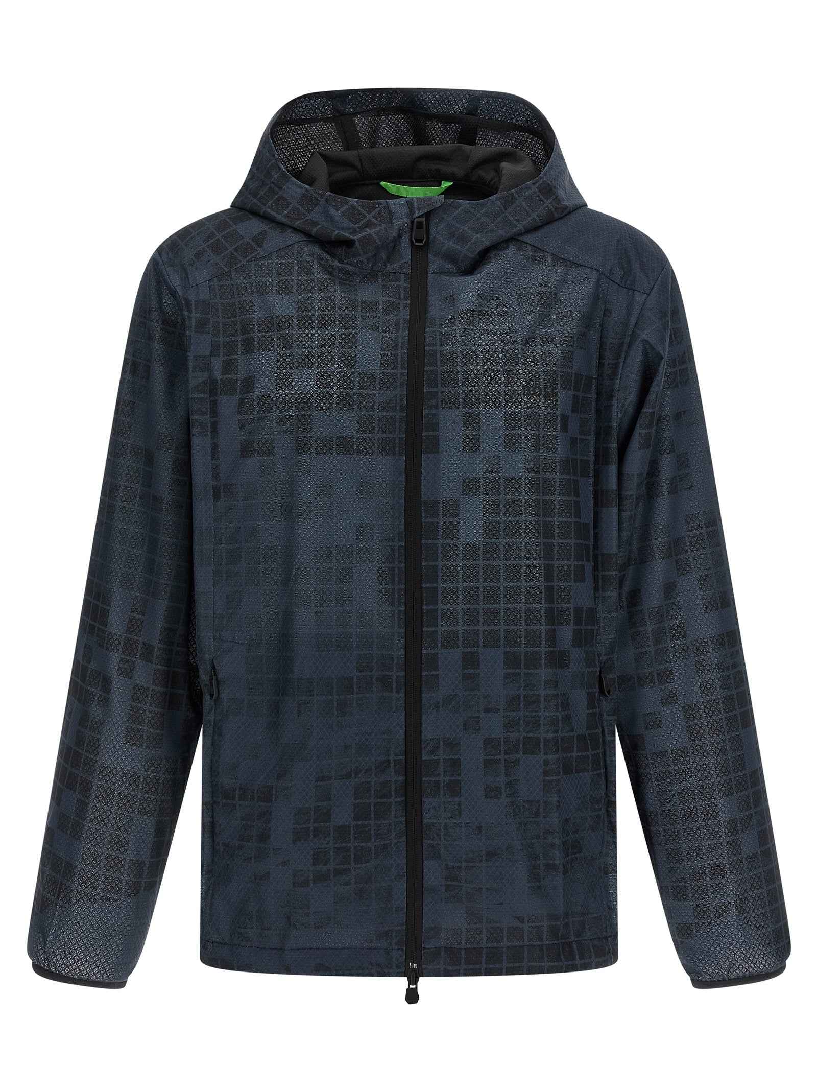 Hugo Boss Blue Rubber Shell Jacket