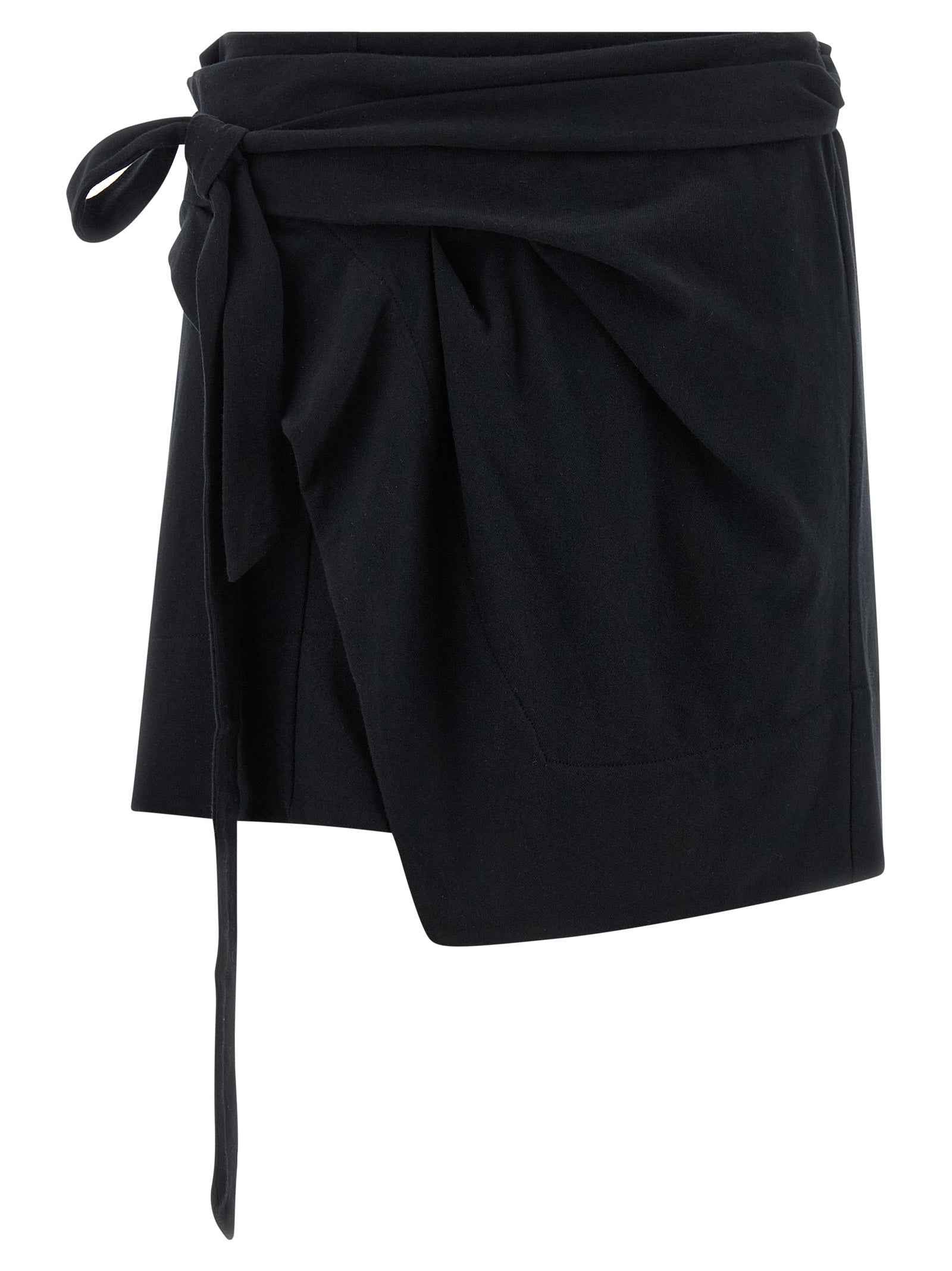 Isabel Marant Black Cotton Long Skirt
