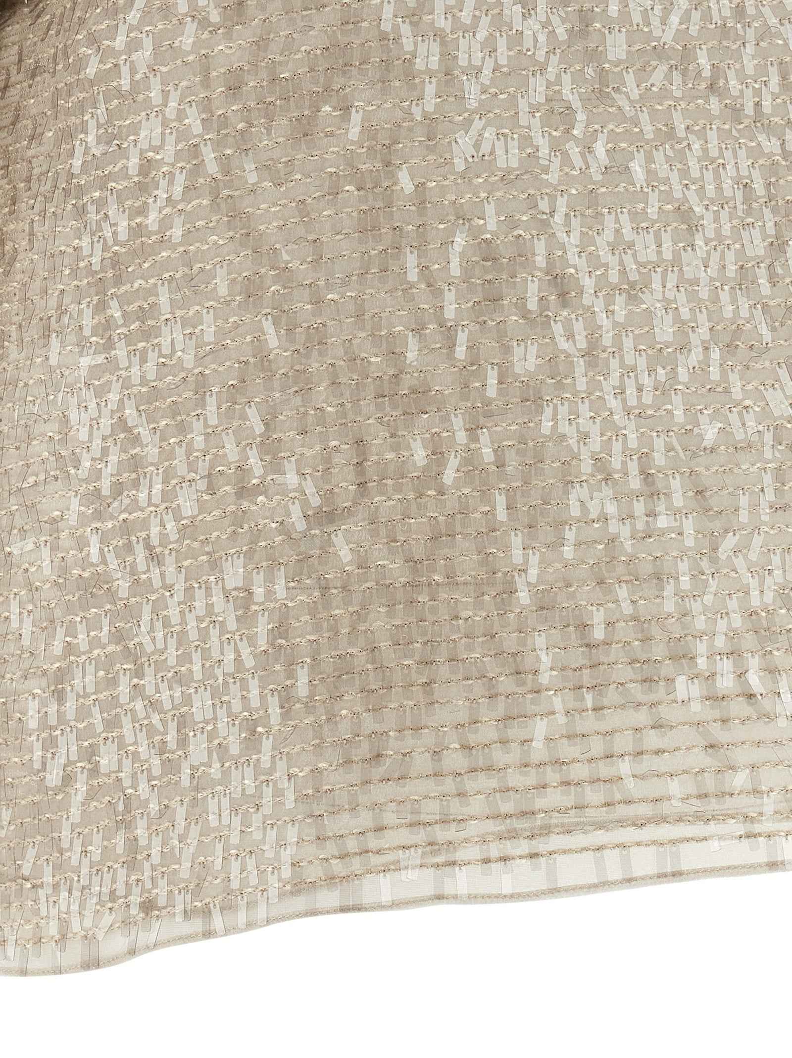 Brunello Cucinelli Beige Silk T-Shirt