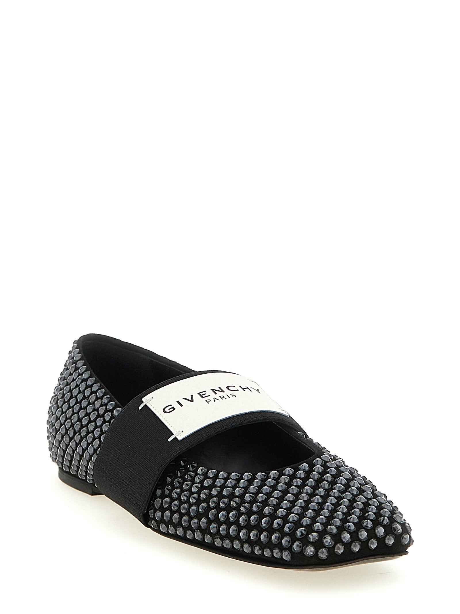 Givenchy Black Calfskin Ballet Flats