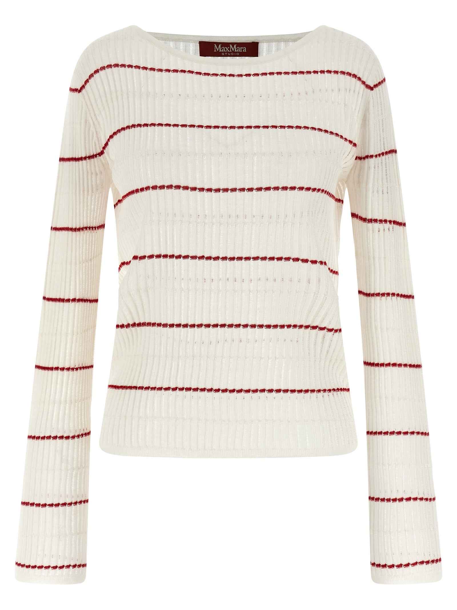 Max Mara White Silk Cardigan