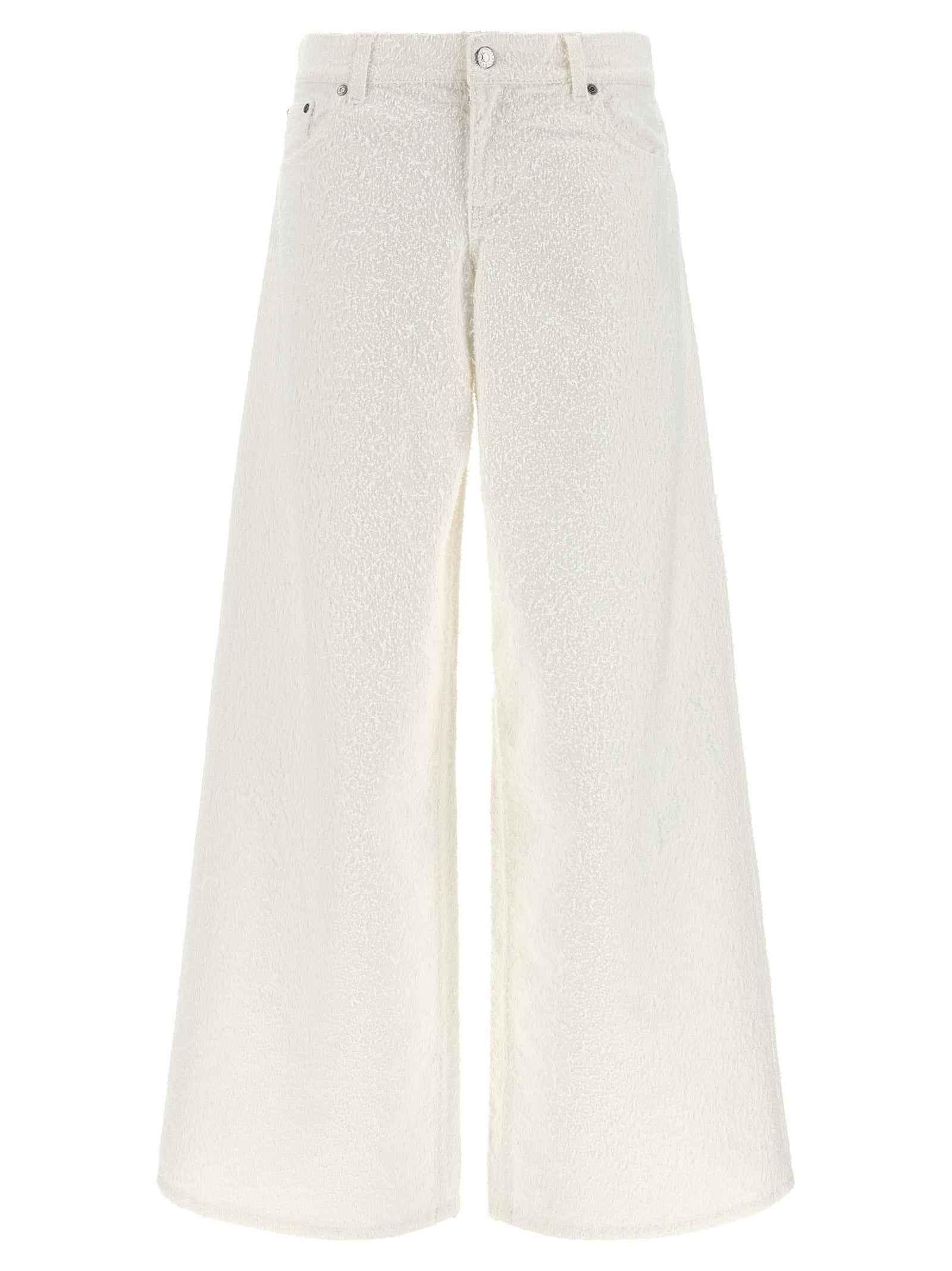 Stella McCartney White Cotton Jeans Denim