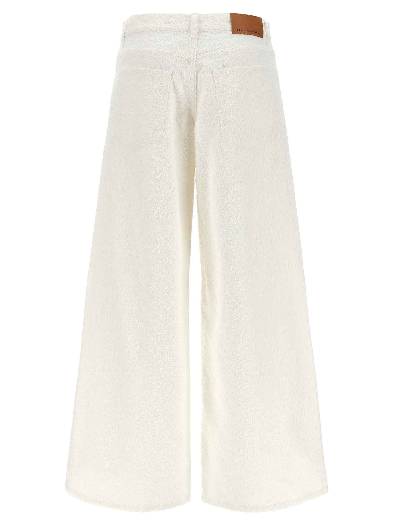 Stella McCartney White Cotton Jeans Denim